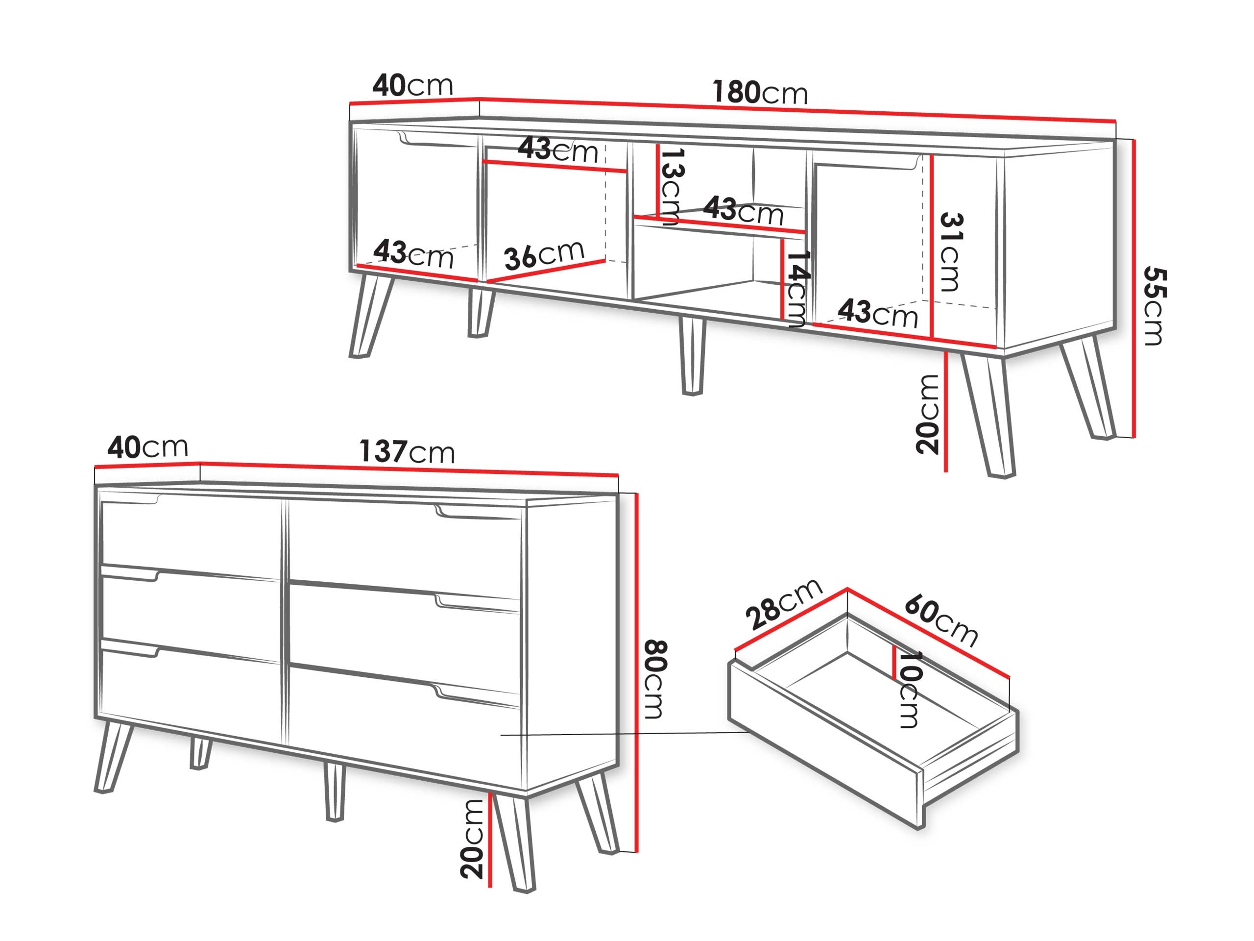 Woonkamerset Otis I (Kasjmier)