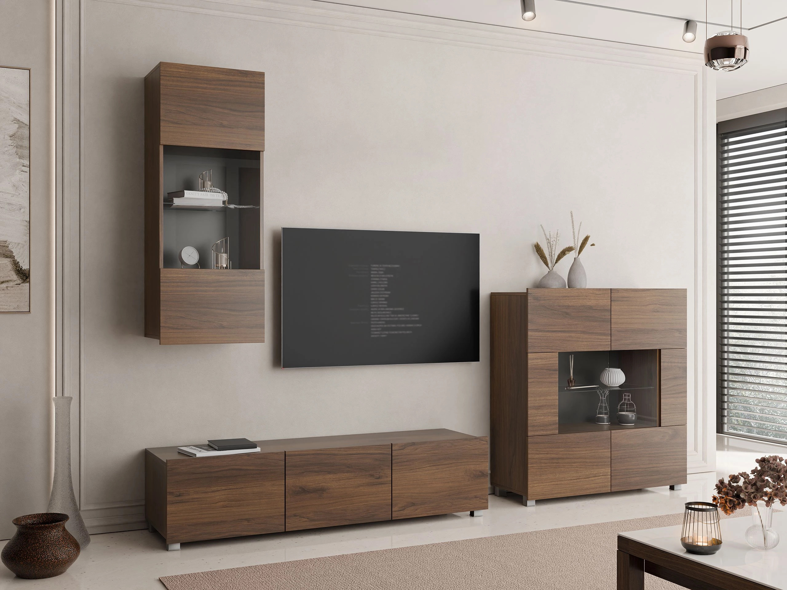 TV-meubel Remus (Notenhout)