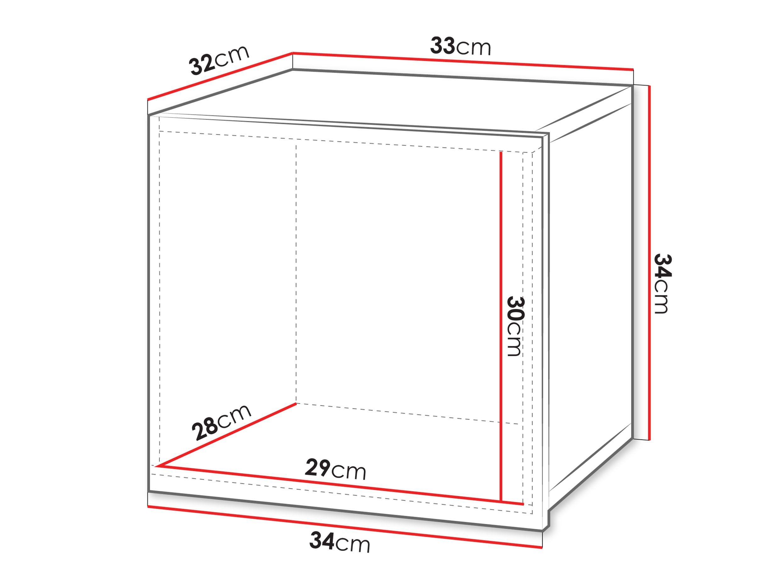 Wandkast Remus II (Zwart + Glanzend zwart)