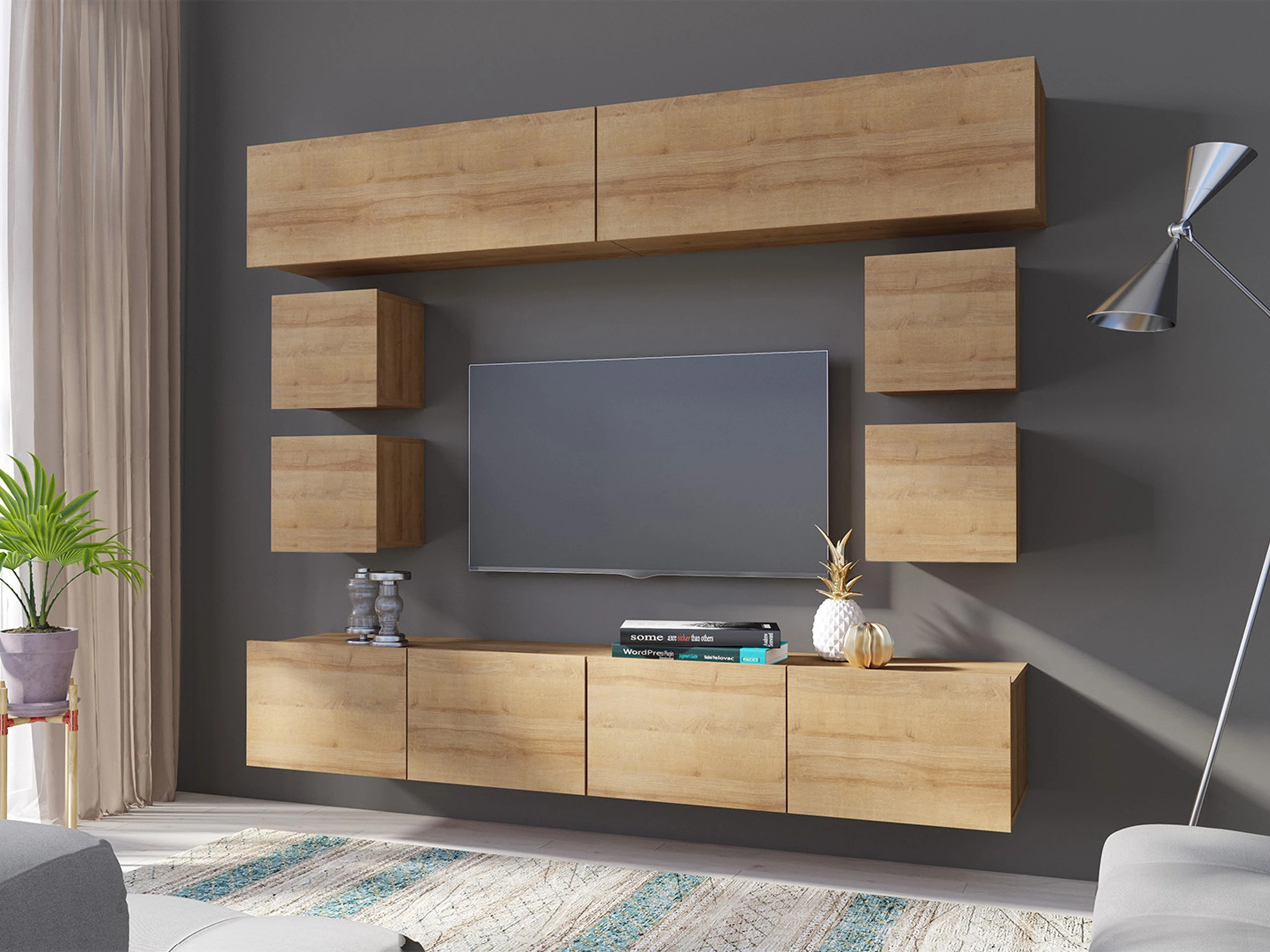 Woonkamerset Remus XVI (Gouden eik)