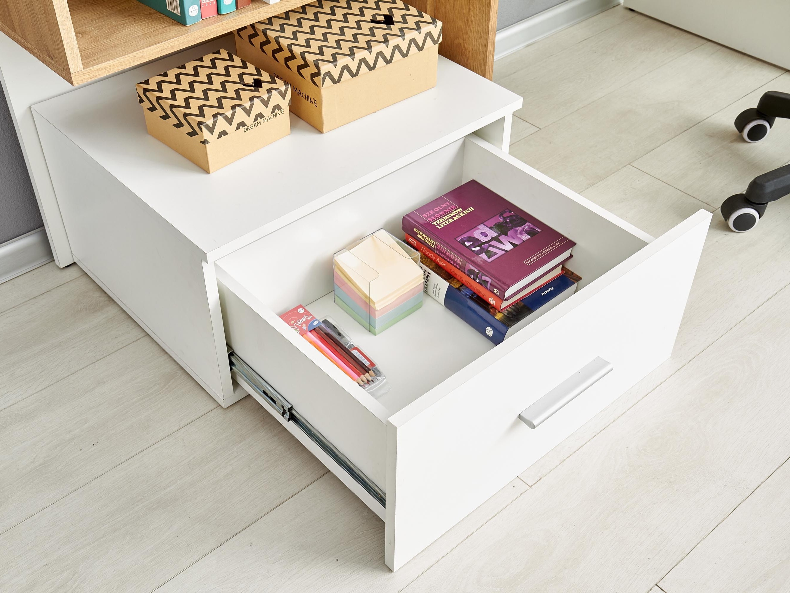 Bureau Houston 826 (Wit + Gouden eik)