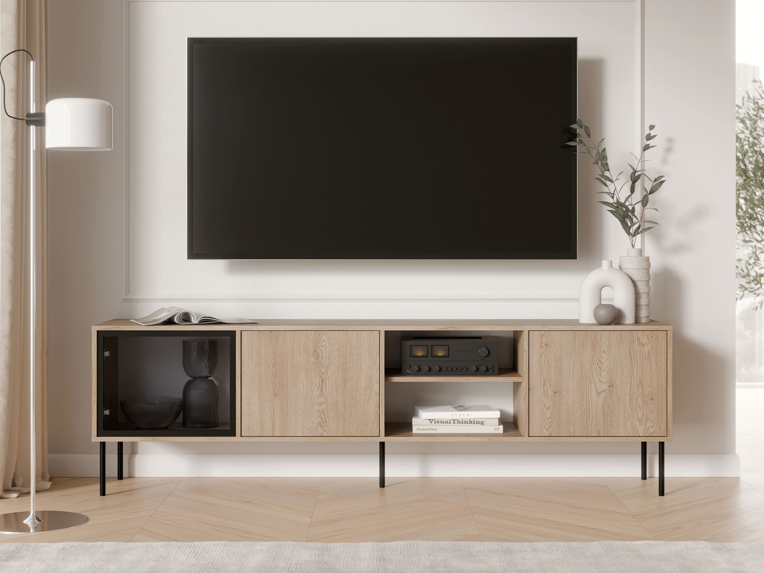 TV-meubel Merevai 103 (Eiken)