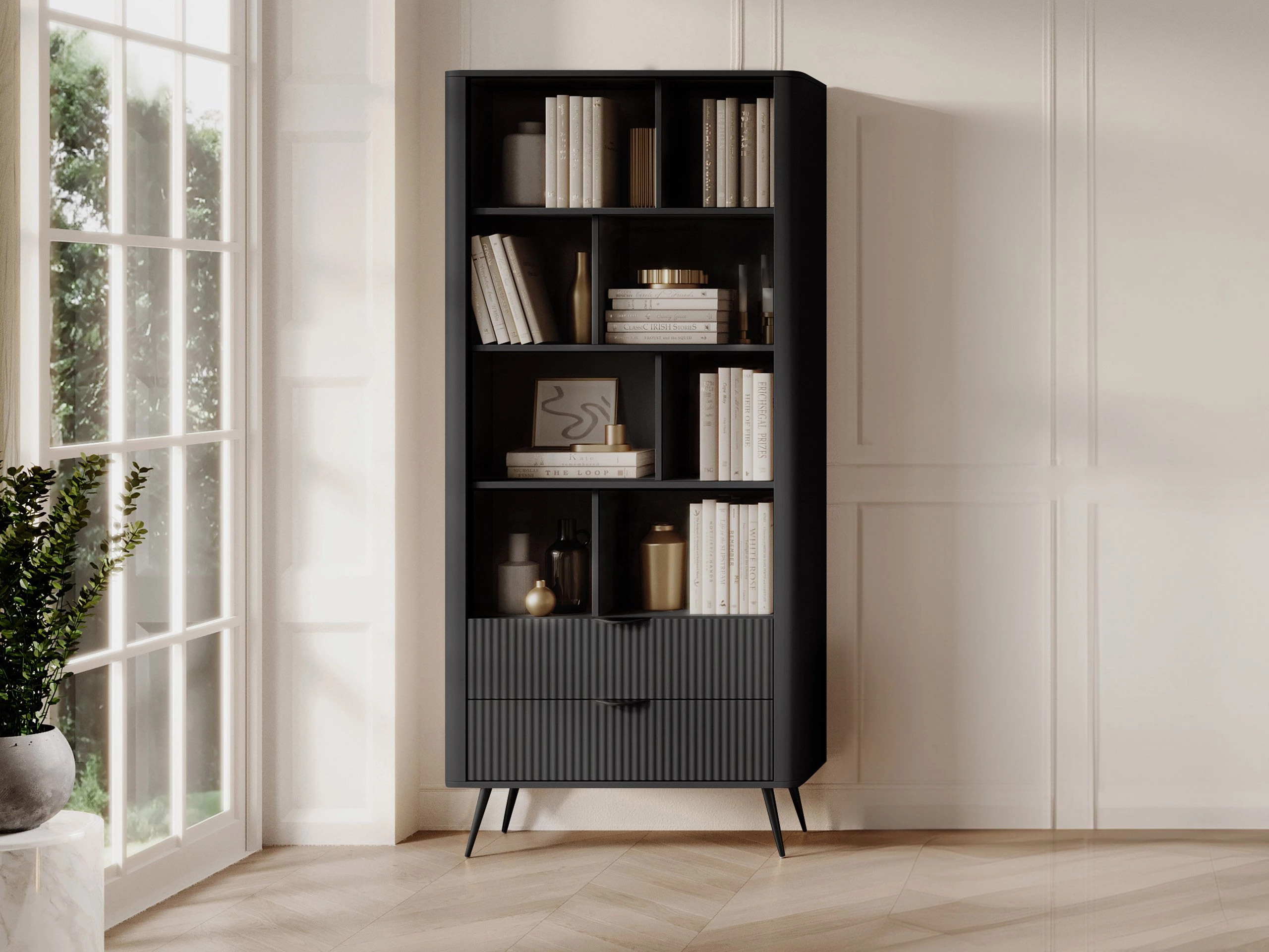 Boekenkast Lectum (Grafiet)
