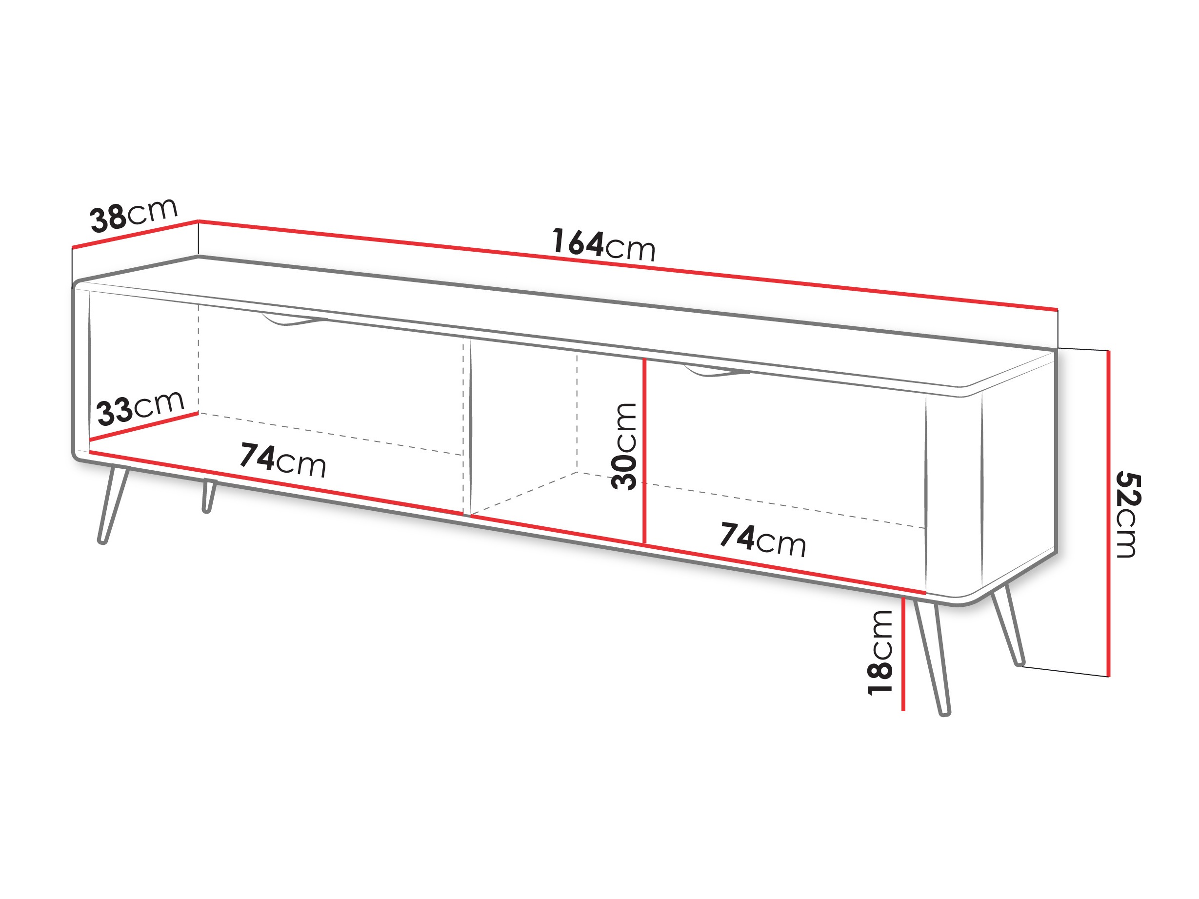 TV-meubel Ioca (Beige)