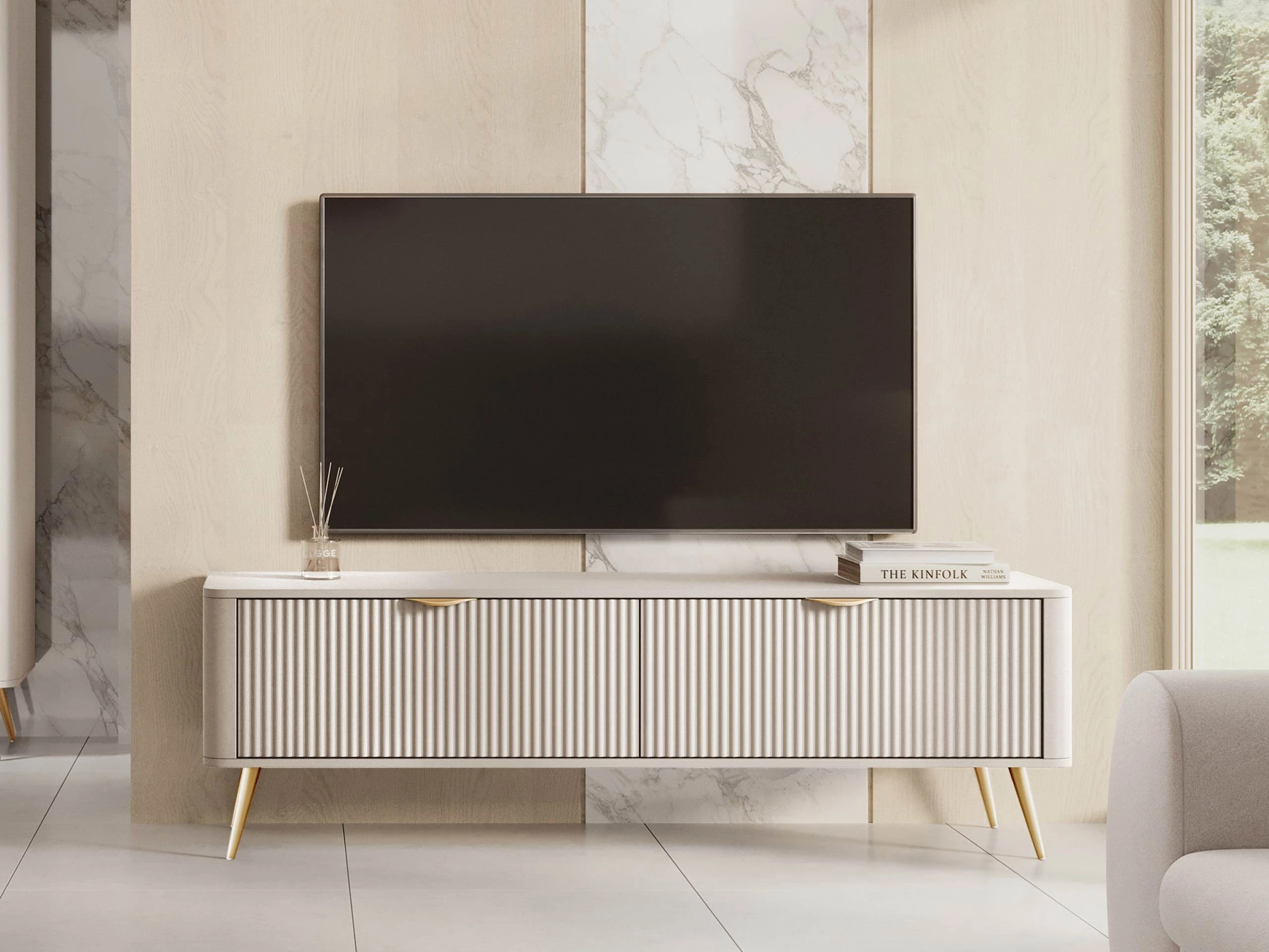TV-meubel Lectum (Beige)