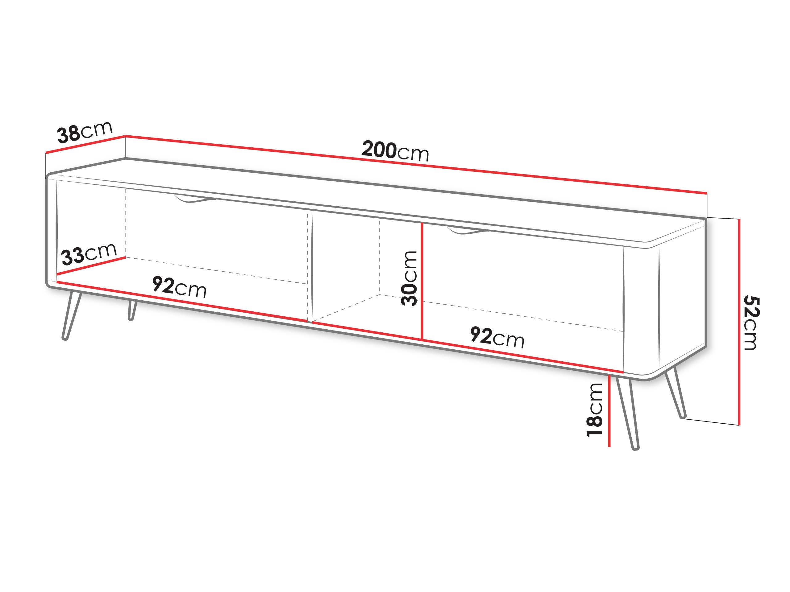 TV-meubel Lectum I (Beige)