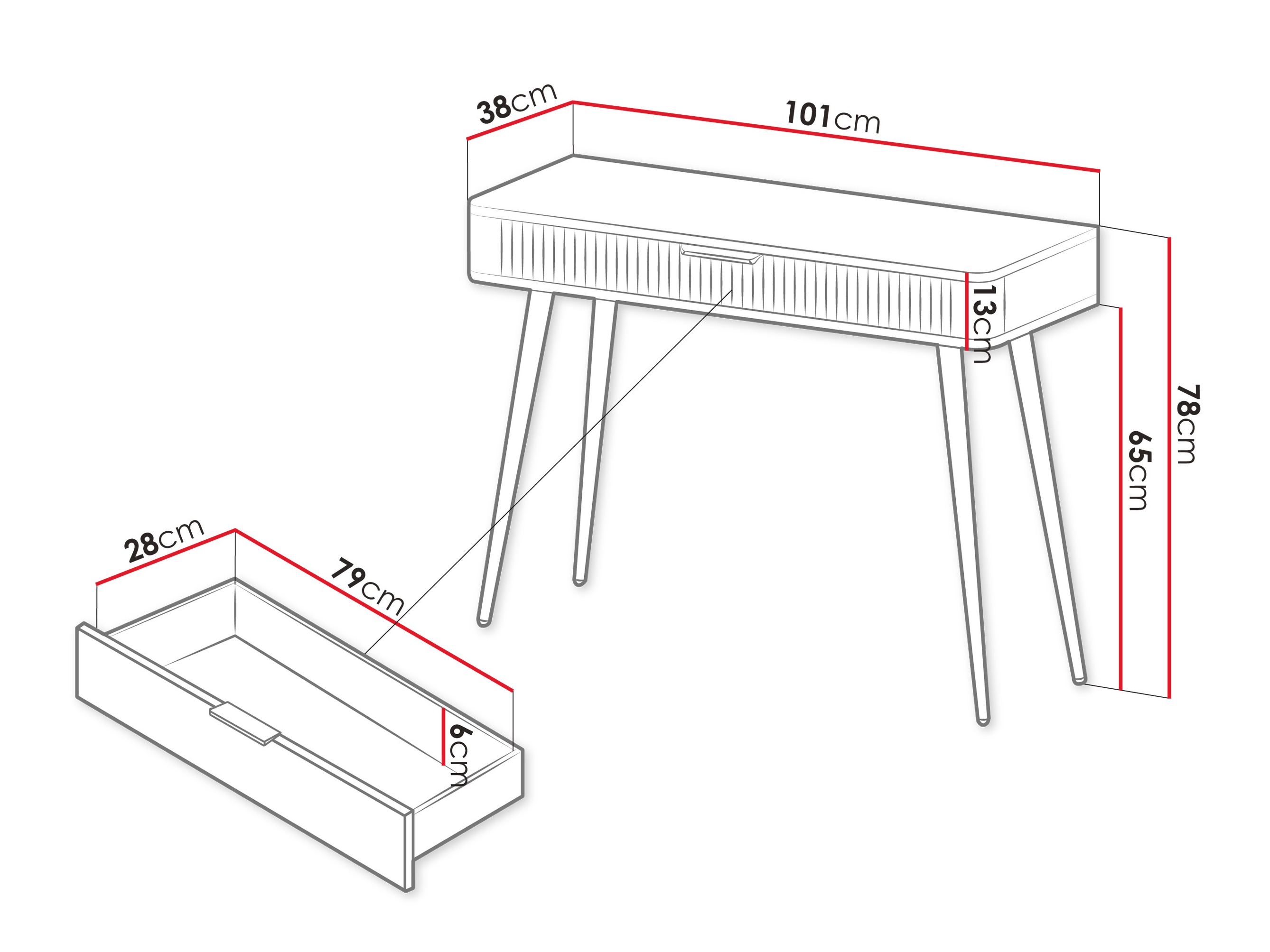 Wandtafel Ioca (Beige)
