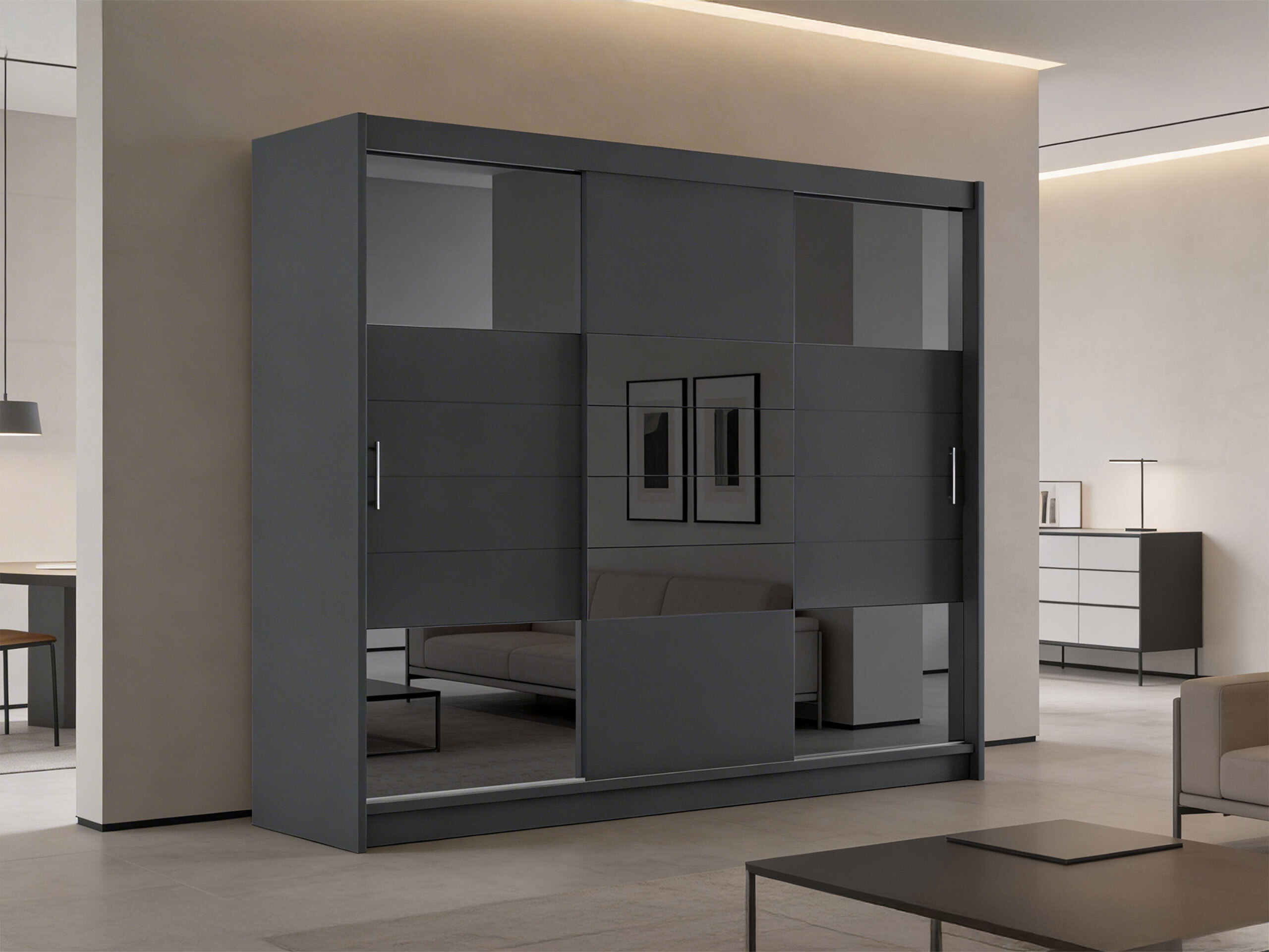 Kledingkast Honolulu 102 (Grafiet)