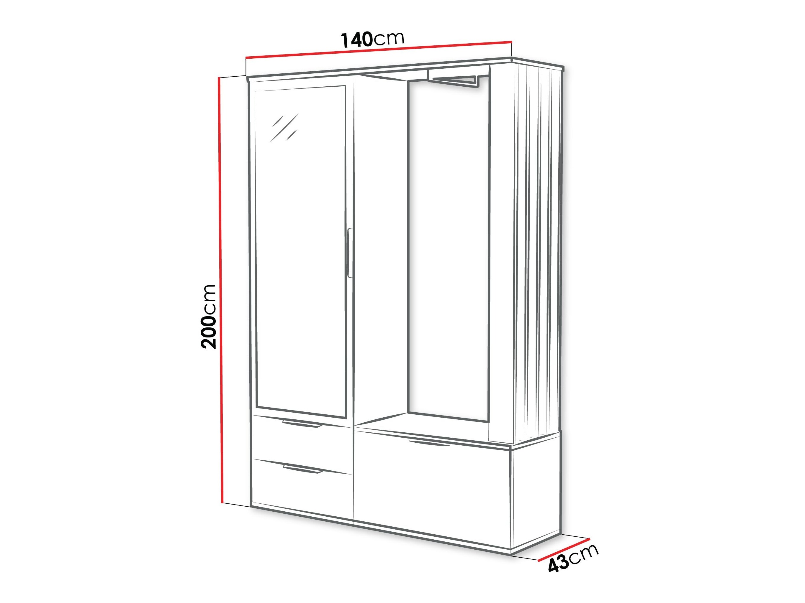 Gangmeubelset Honolulu 261