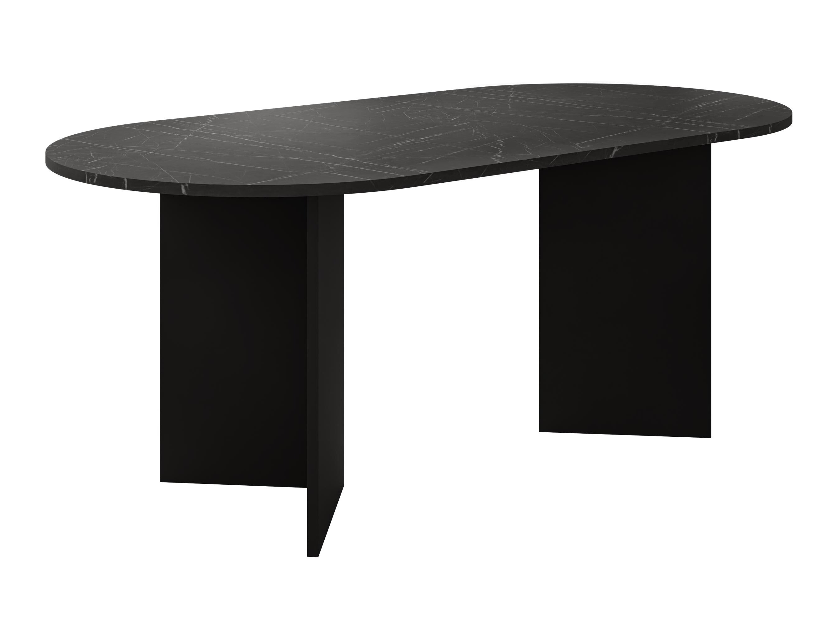 Tafel Comfivo Fungus (Zwart marmer + Zwart)