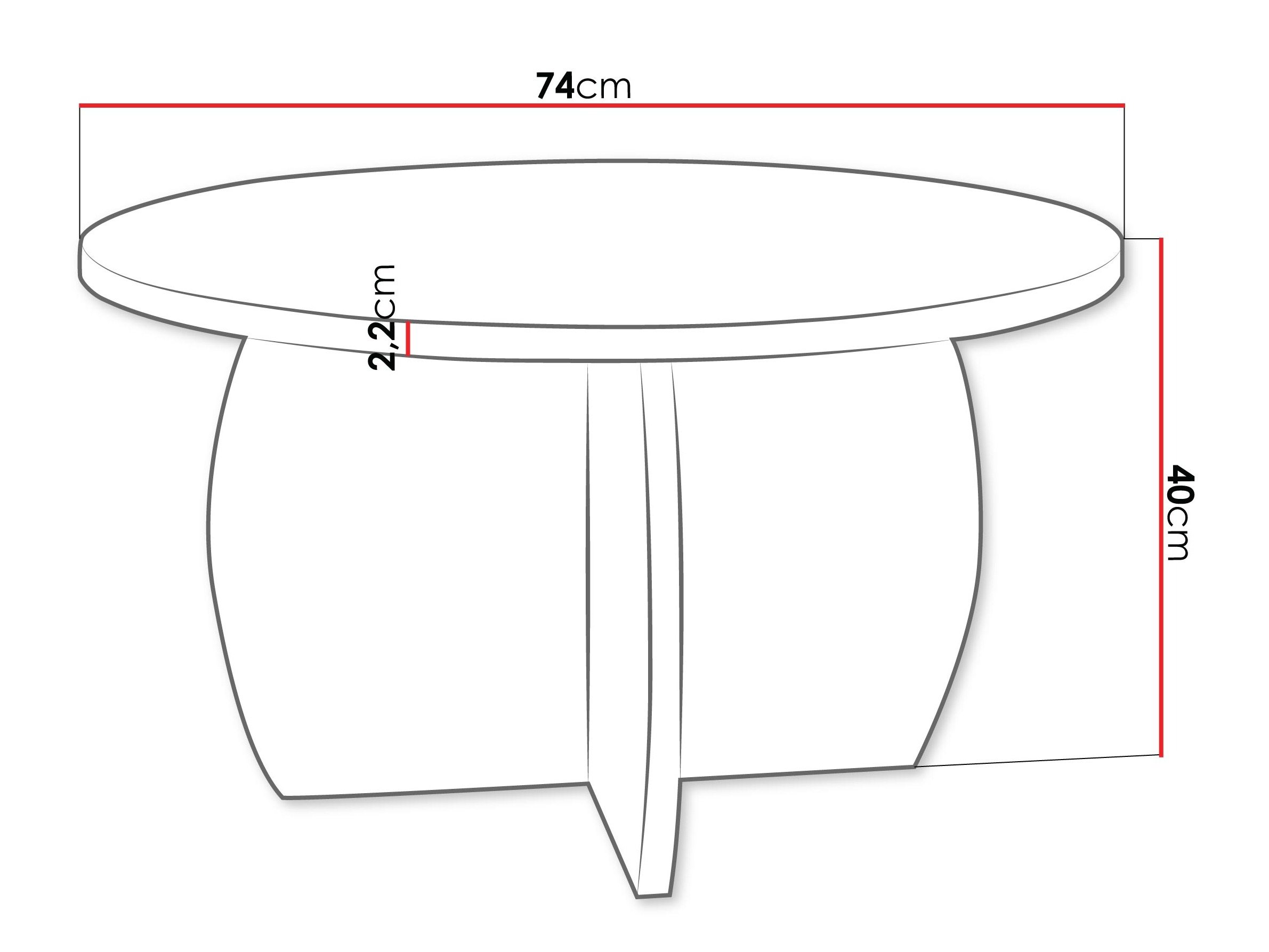 Salontafel Comfivo Pagas (Beige)