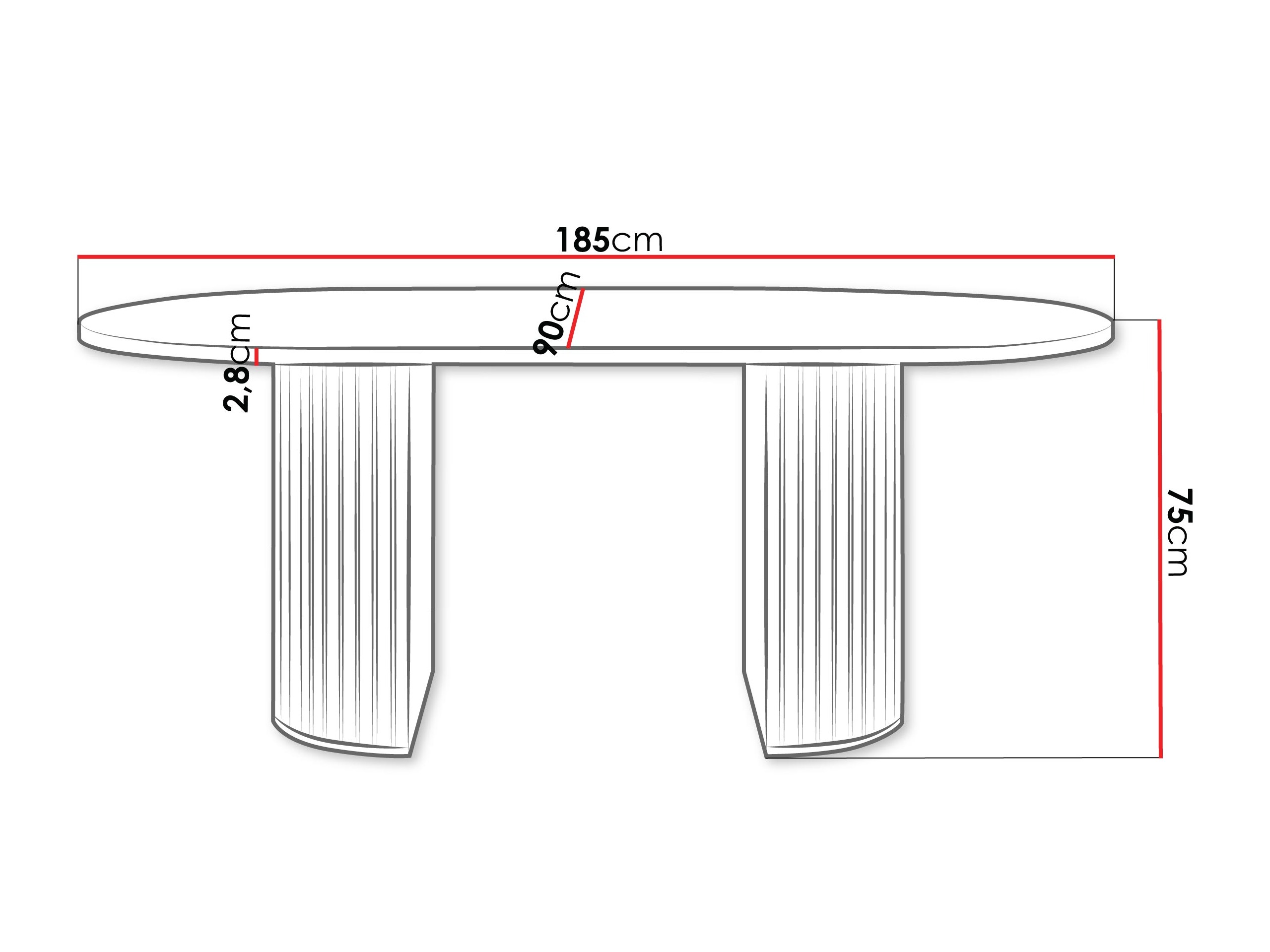 Tafel Comfivo Ulma (Notenhout)