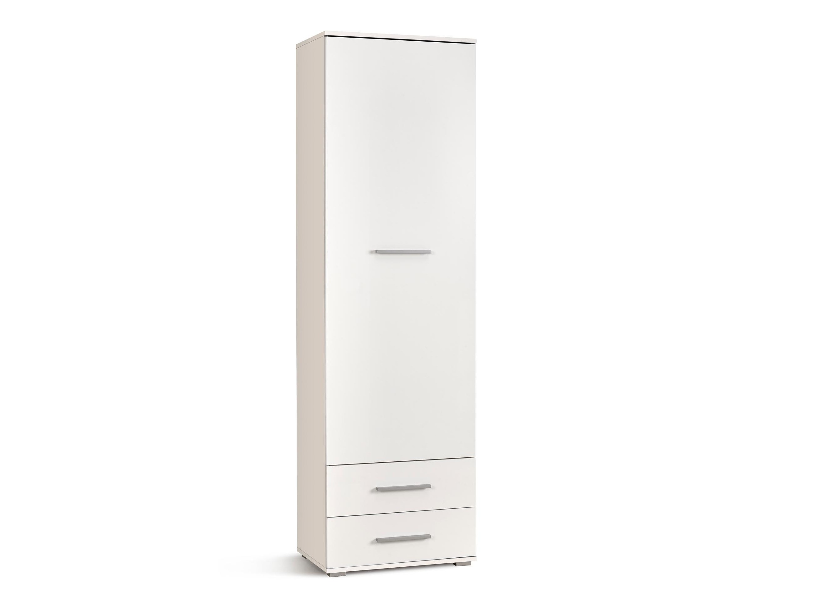 Boekenkast Cirveso 106 (Wit + Glanzend wit)