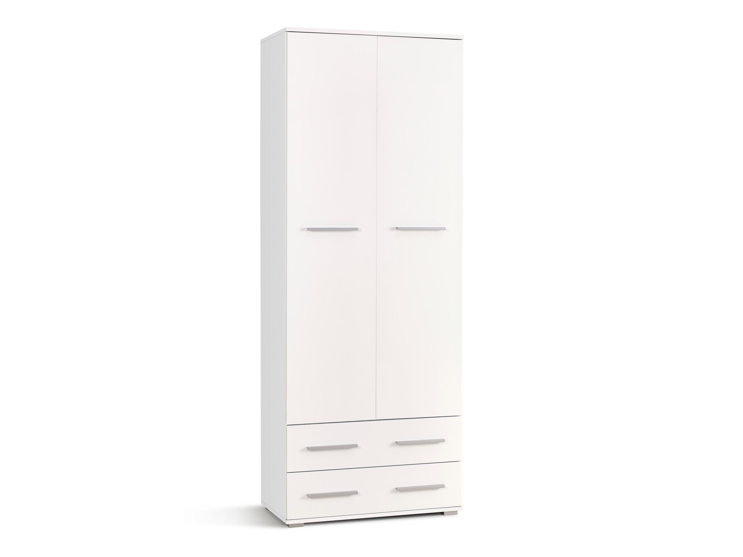 Boekenkast Cirveso 107 (Wit + Glanzend wit)