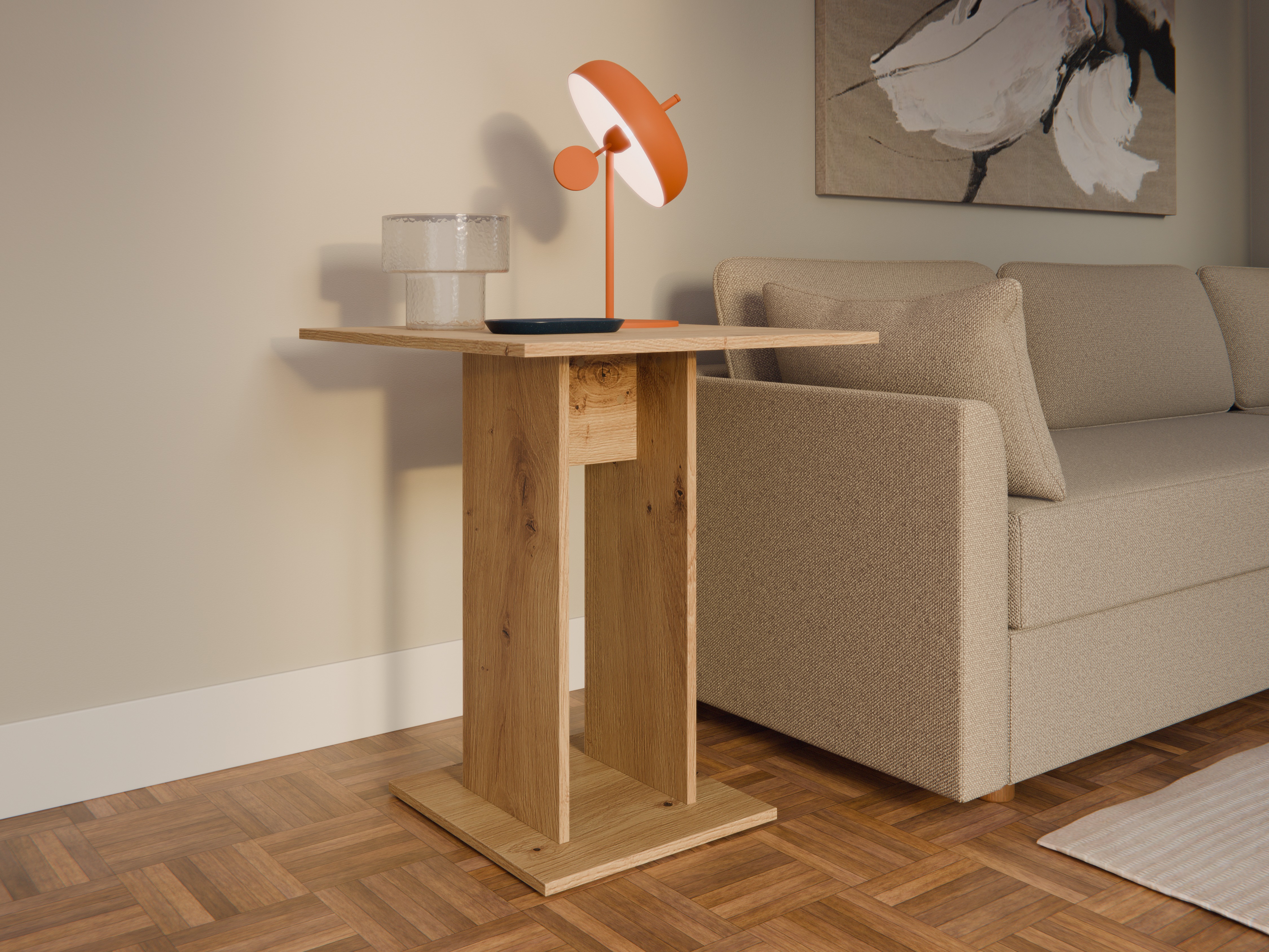 Bijzettafel Ontario 225 (Artisan eiken)