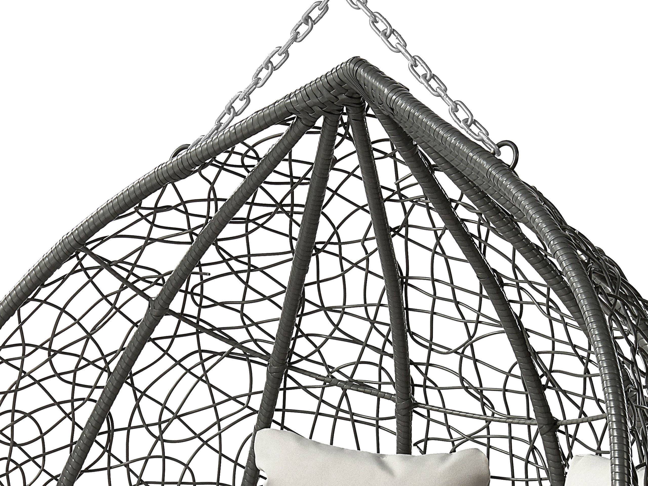 Hangende stoel Comfivo Audos (Grijs + Lichtgrijs)