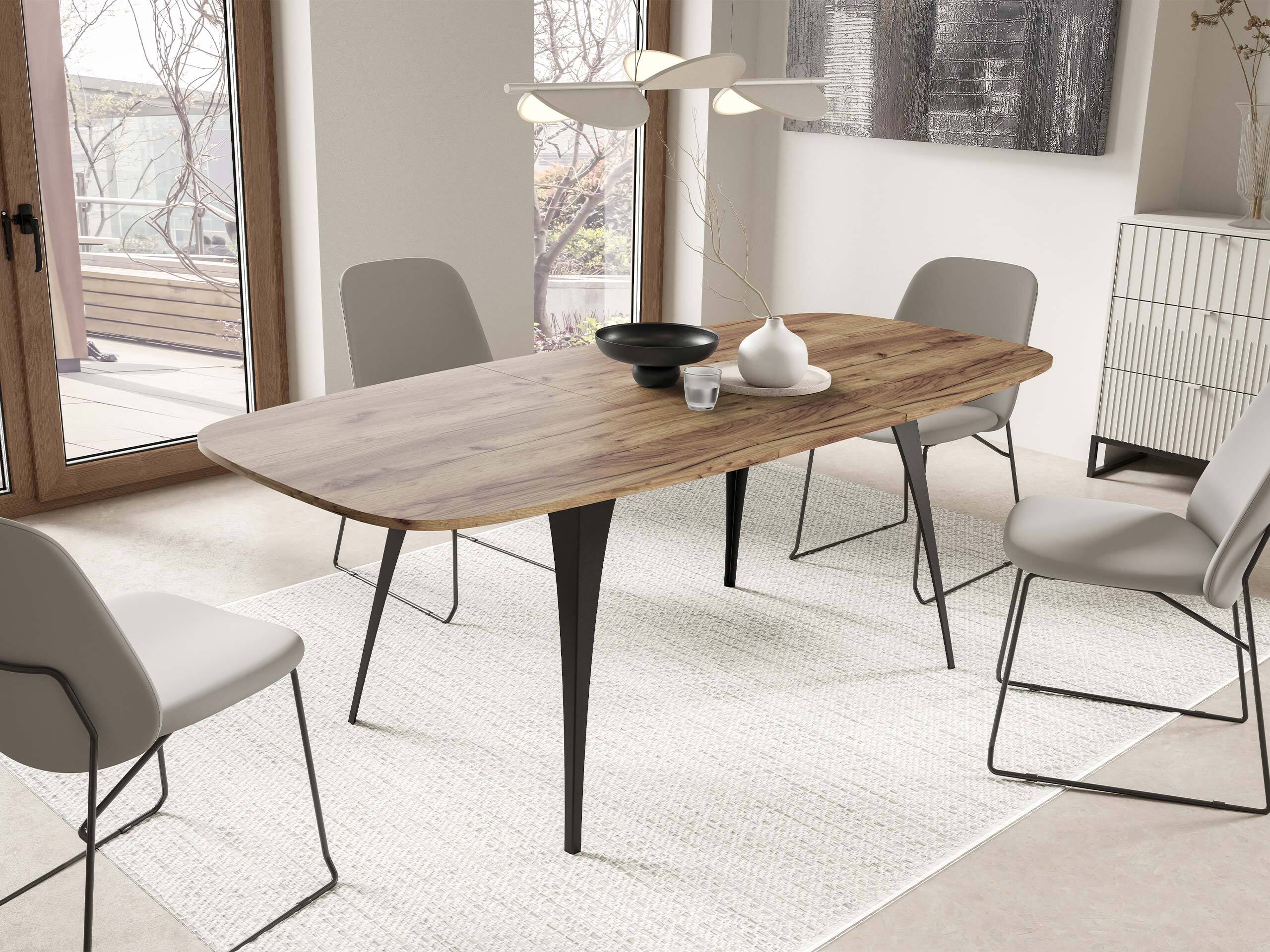 Tafel Oswego 131 (Ambachtelijke gouden eik)