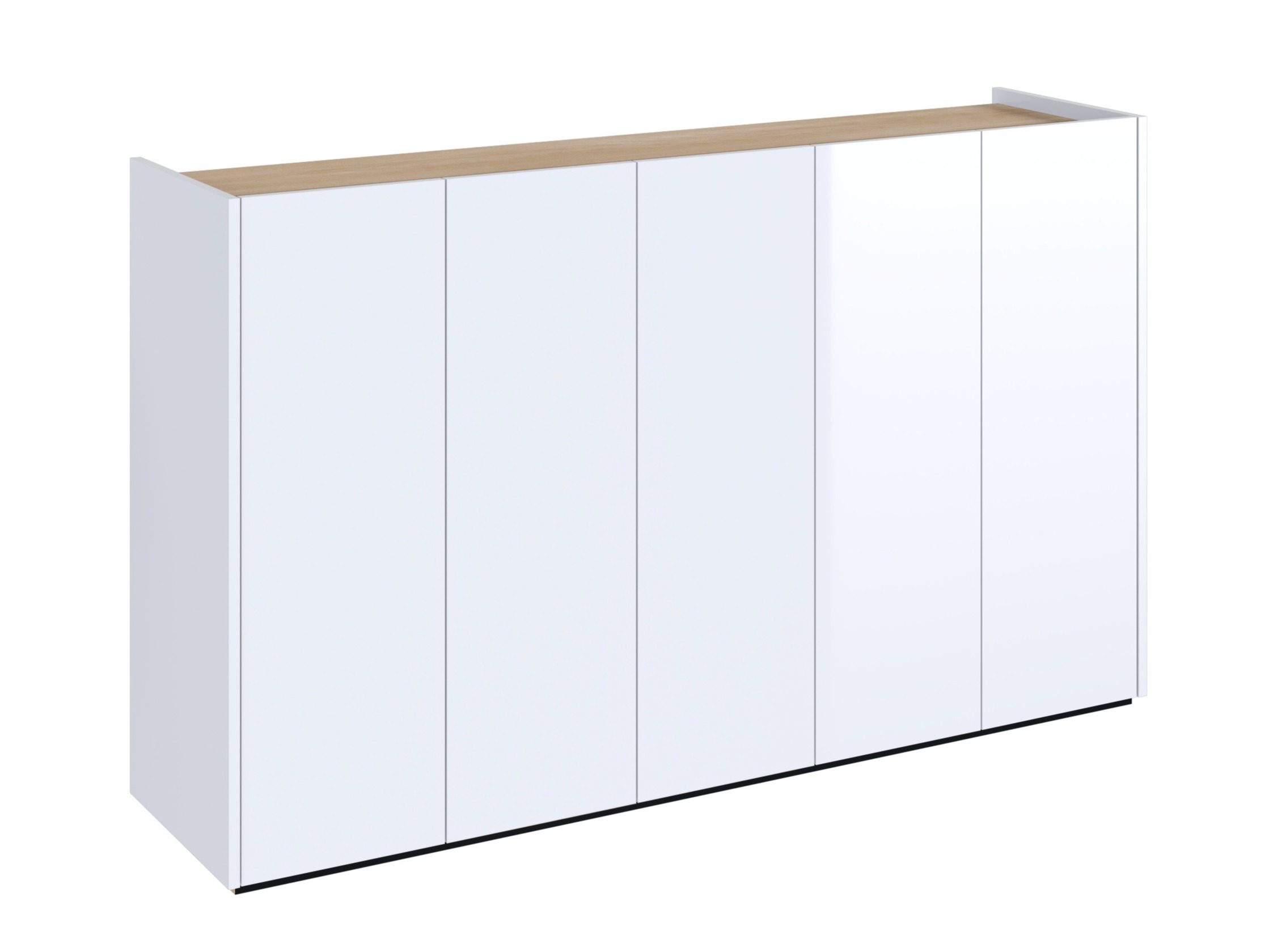 Dressoir Fresno 147 (Glanzend wit)