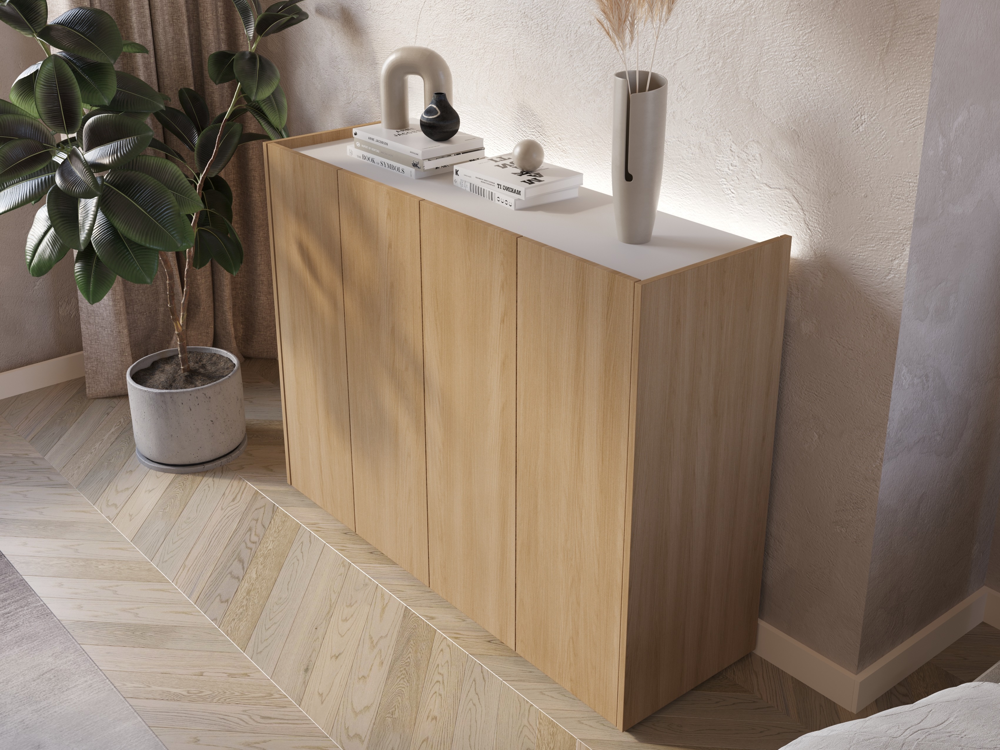 Dressoir Fresno 148 (Eiken)