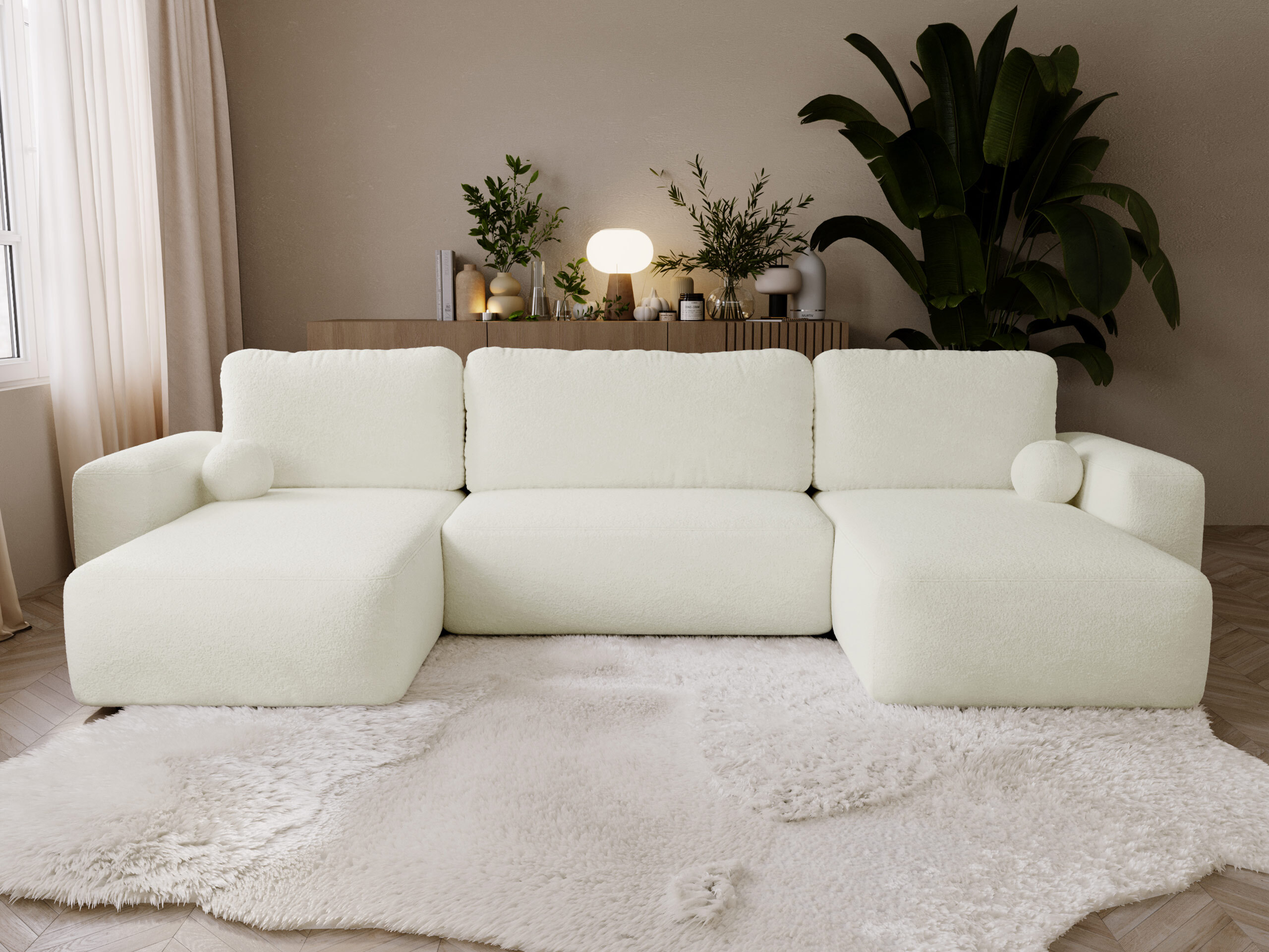 Hoekbank TrendyNest Piscor (Coral 15)