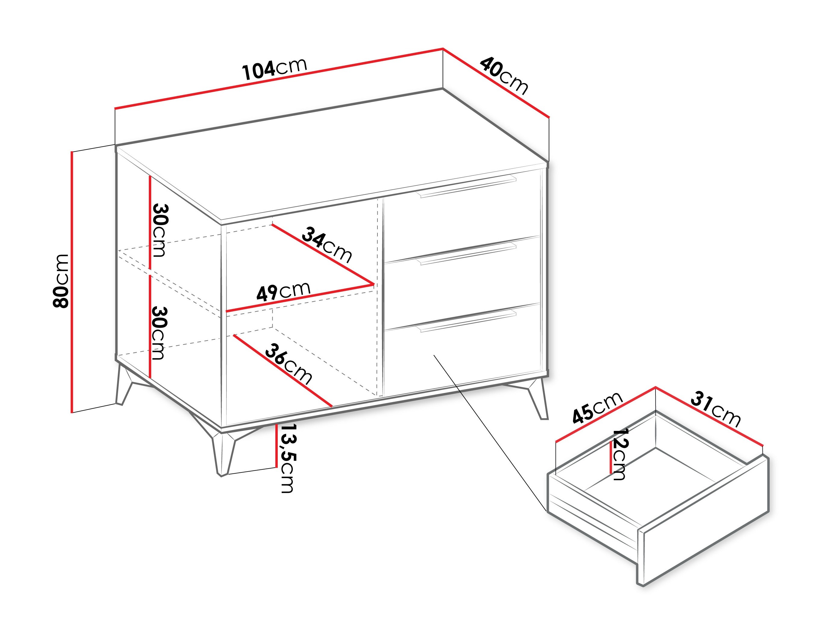 Ladekast Comfivo Citrus II