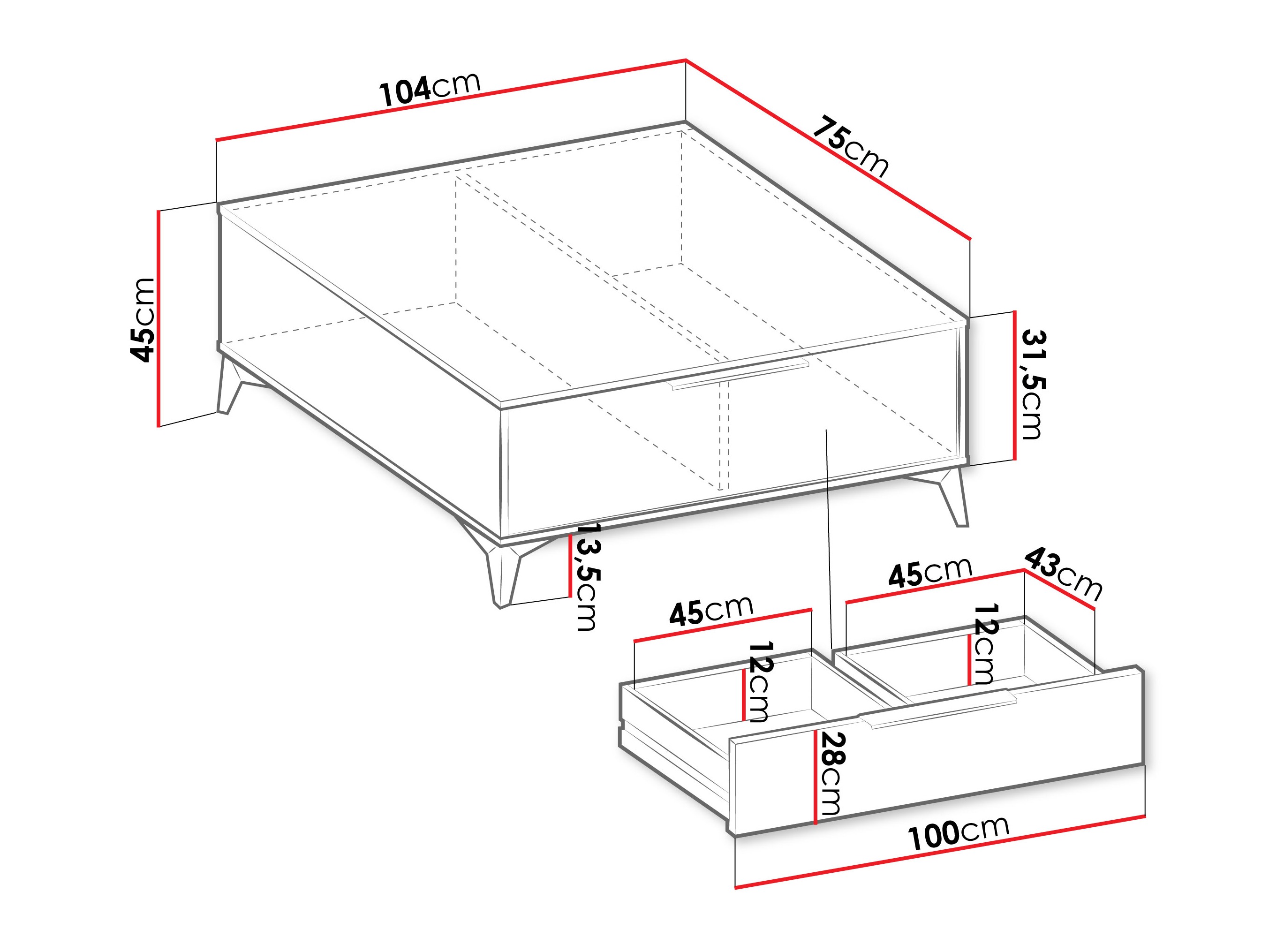 Salontafel Comfivo Citrus I