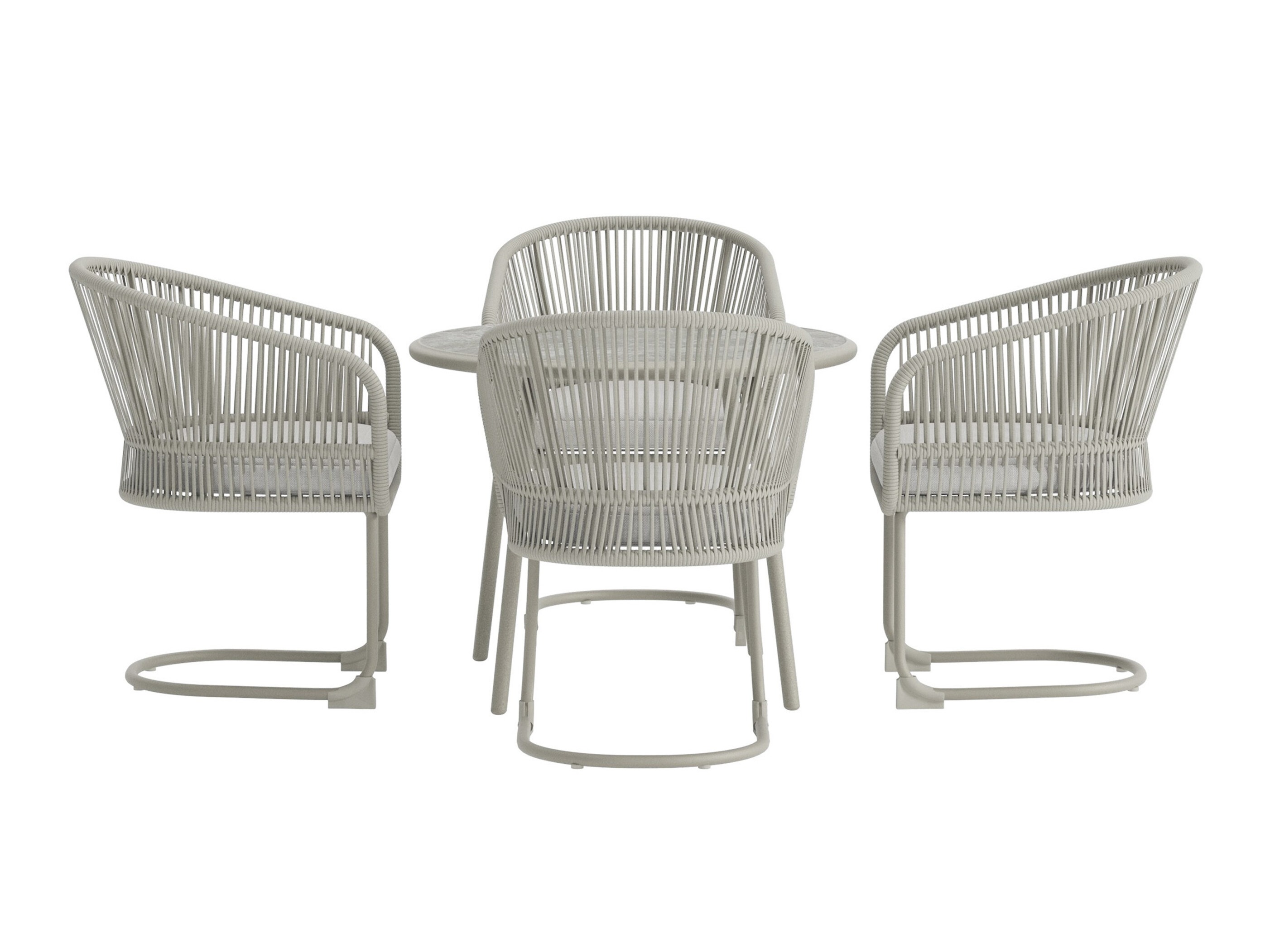 Tafel en stoelen set Dallas 5164