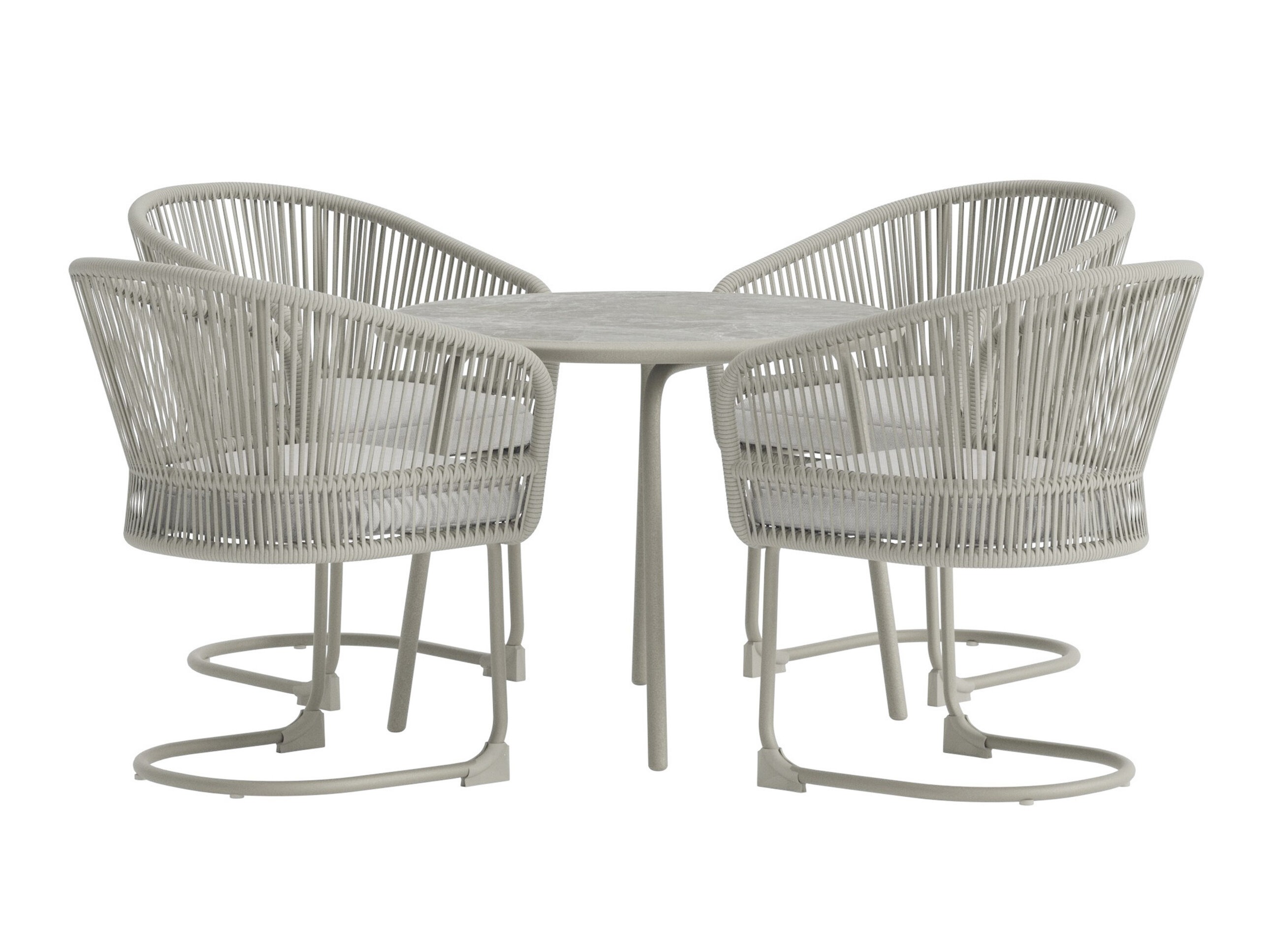 Tafel en stoelen set Dallas 5164