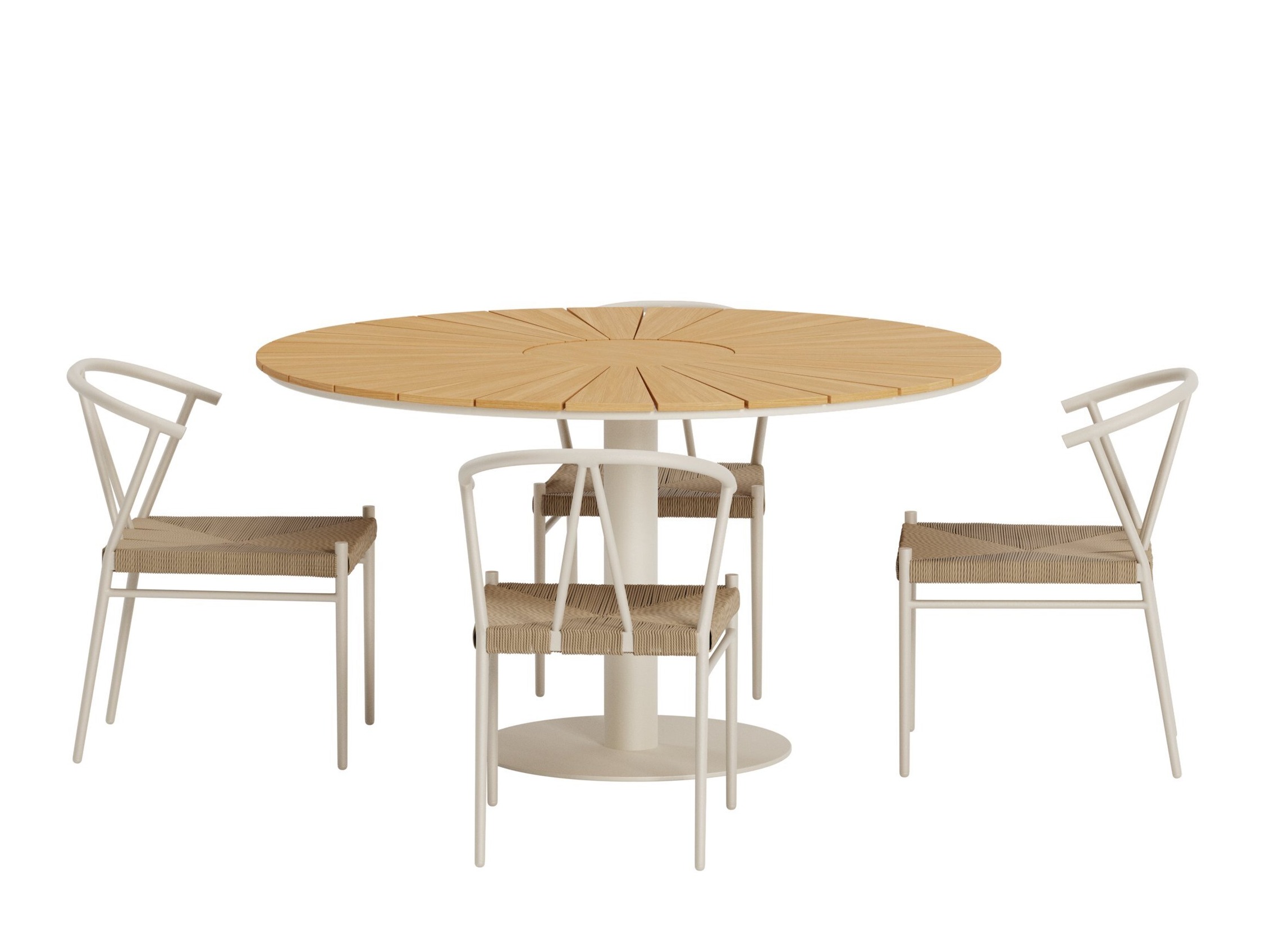 Tafel en stoelen set Dallas 5167