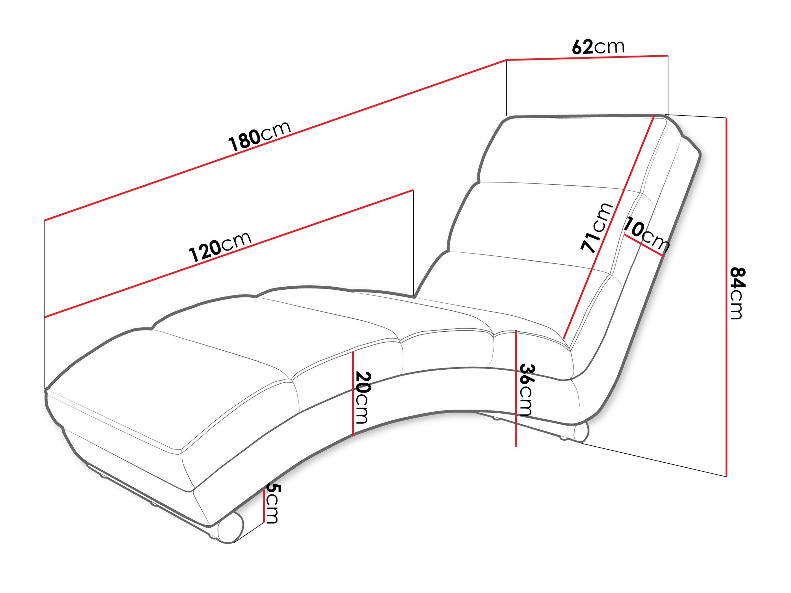 Ligfauteuil Comfivo  Pirum (Soft 017 + Lawa 05)