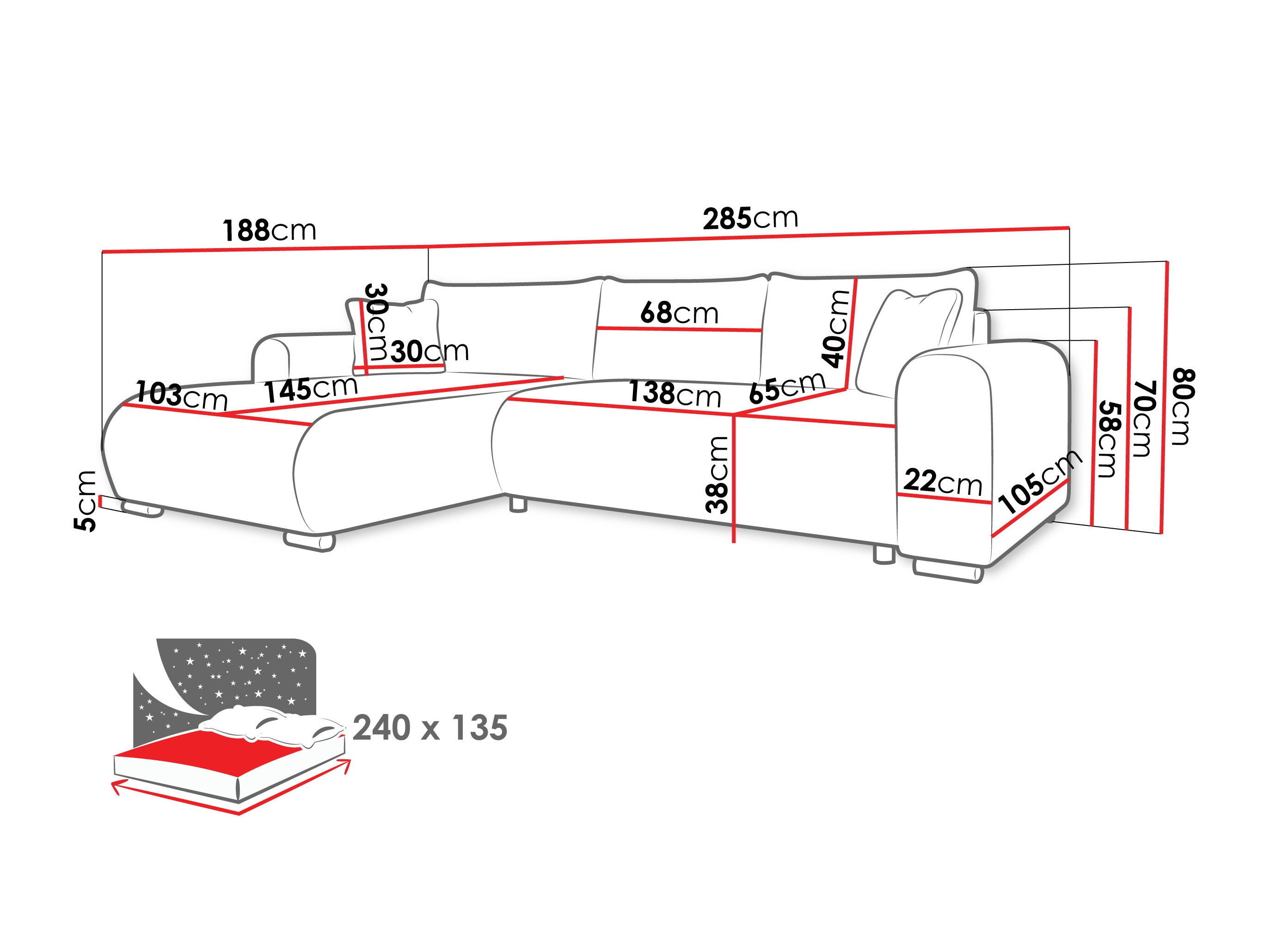 Hoekbank Comfivo Consors (Poso 100)