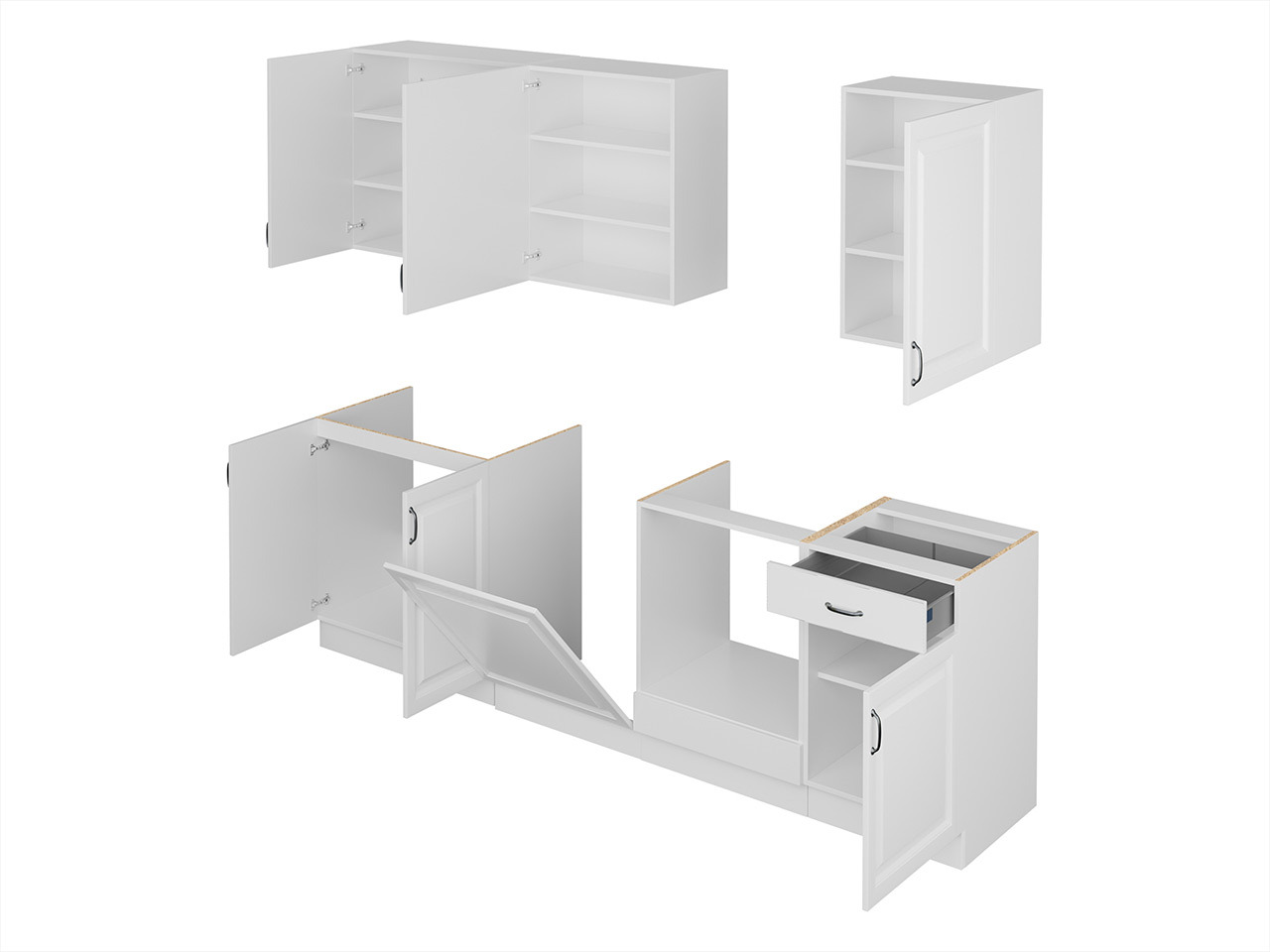 Modulaire keukenset Retro Grey 150