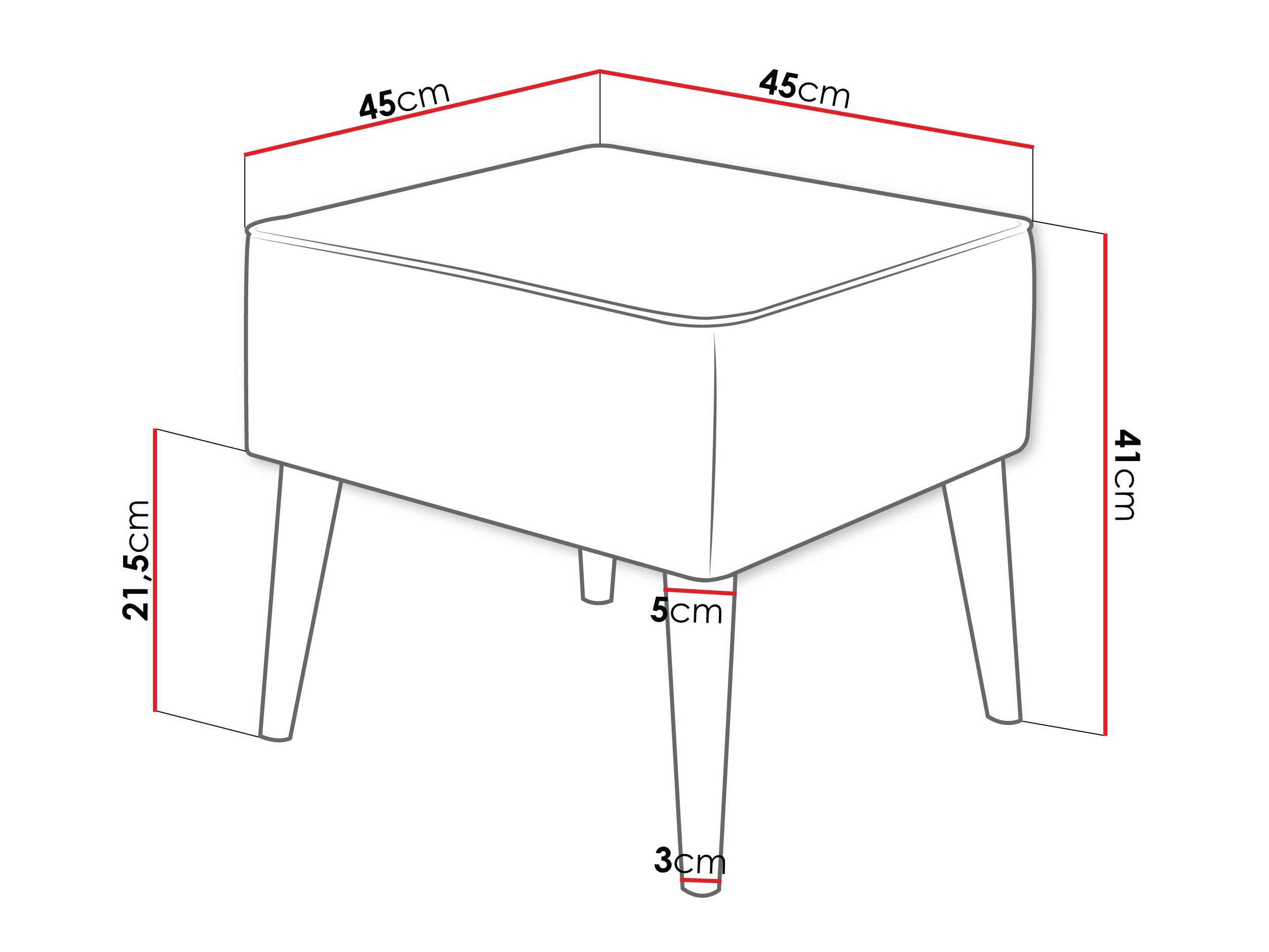 Poef Comfivo Ulmus V (Lambi 04)