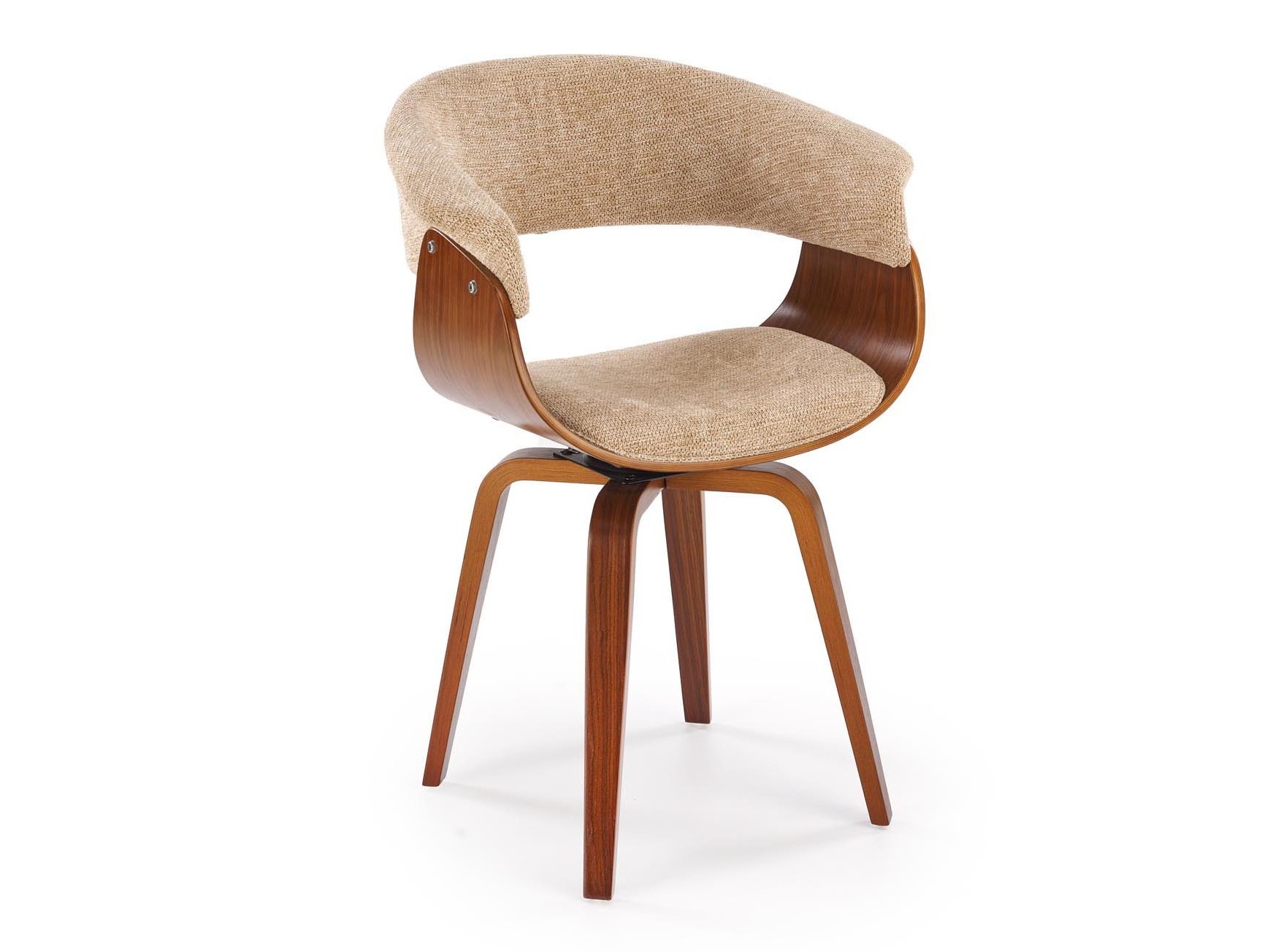 Stoel Houston 1597 (Beige + Notenhout)