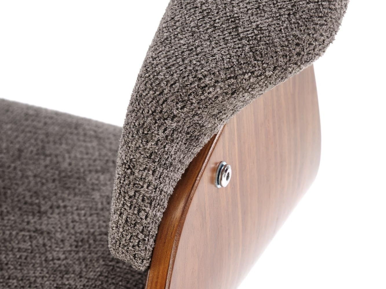 Stoel Houston 1597 (Grijs + Notenhout)