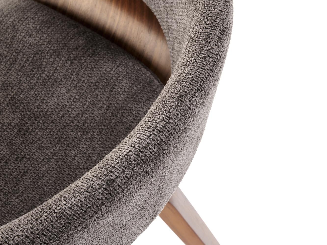 Stoel Houston 1597 (Grijs + Notenhout)