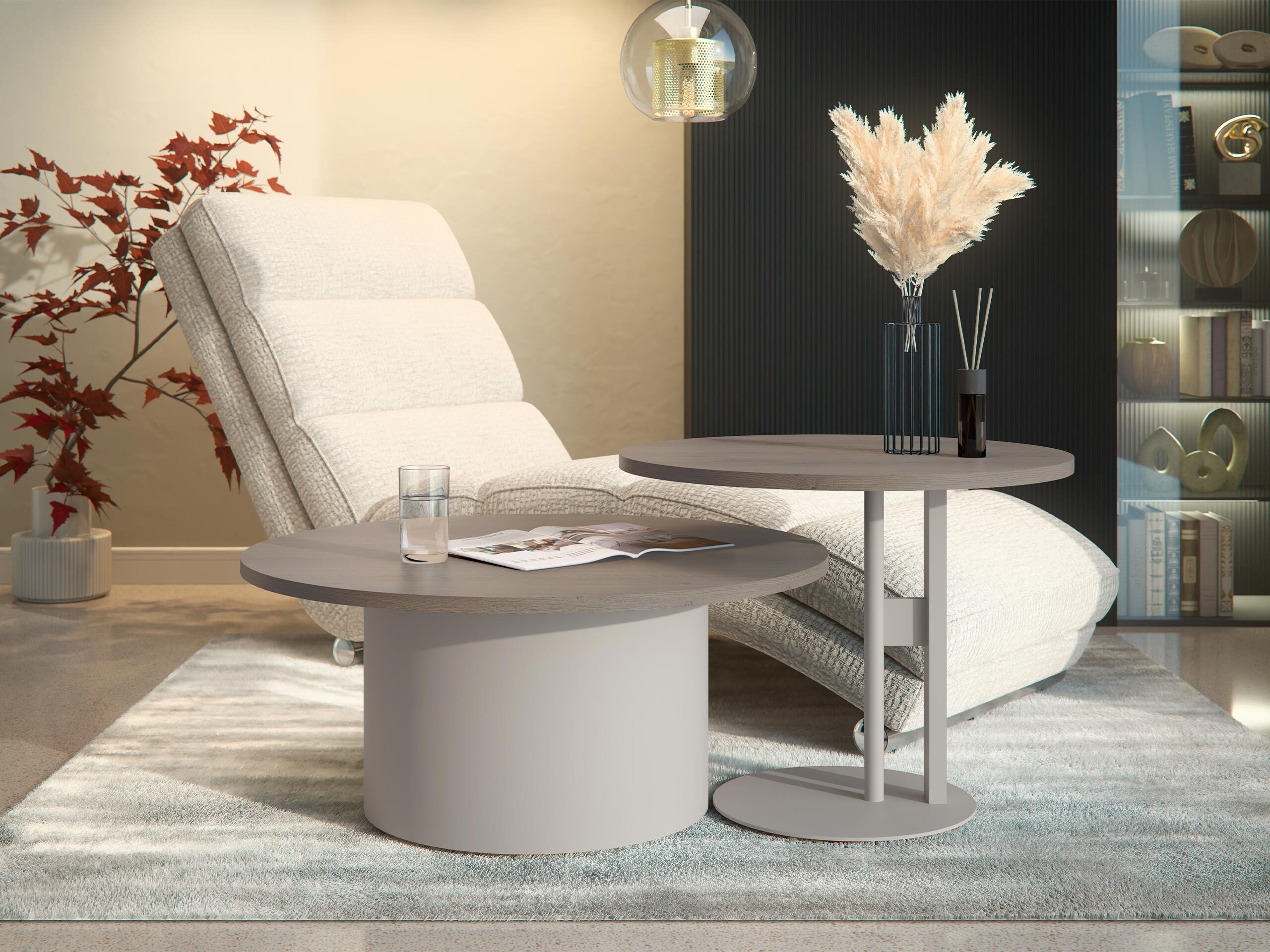 Salontafel set Oswego 160 (Eiken)