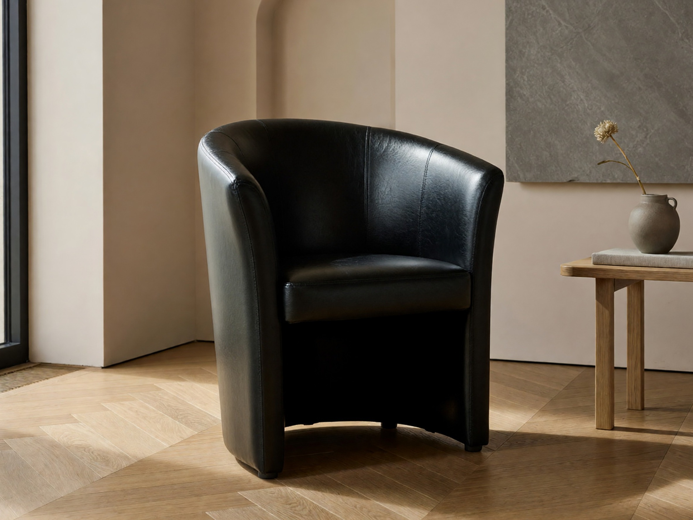 Fauteuil Detroit 854 (Zwart)