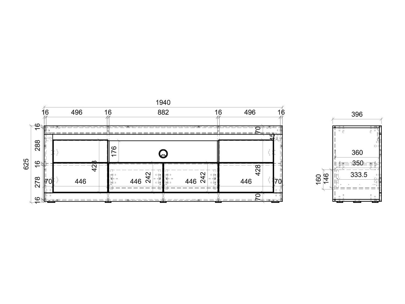 Woonkamerset Ophtola 121 (Links)