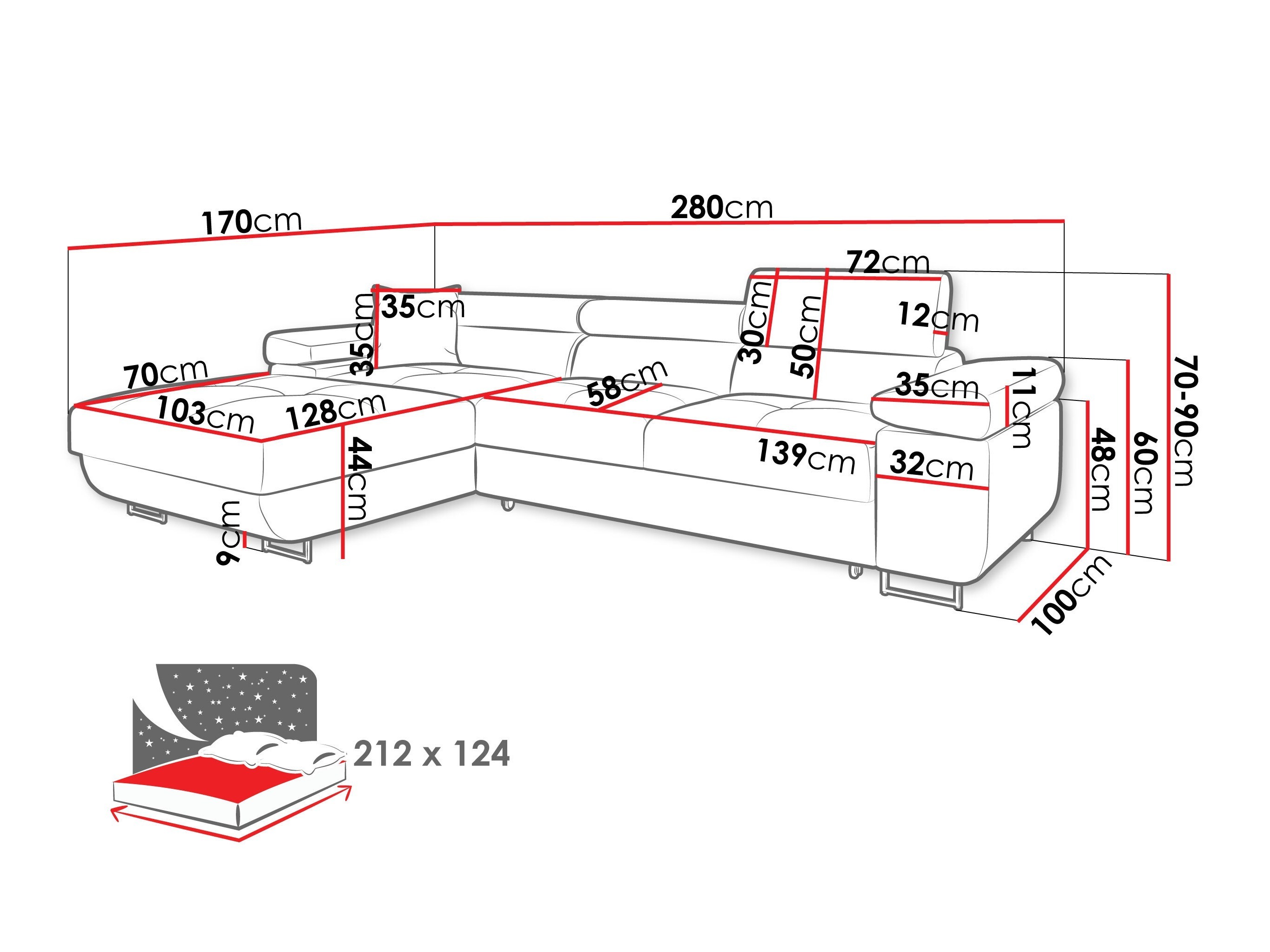 Hoekbank Comfivo Vinetum II (Manila 16)