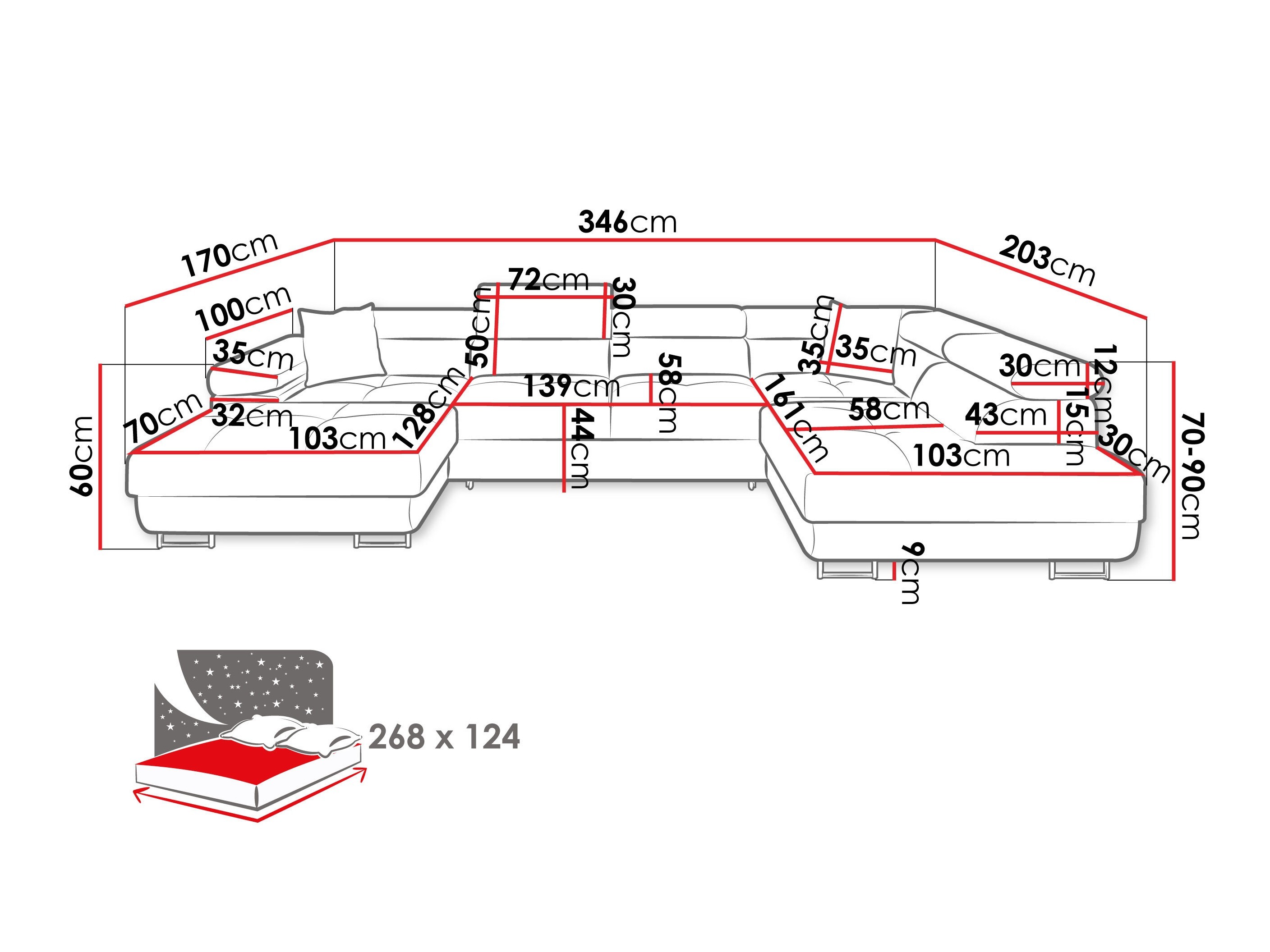 Hoekbank Comfivo Vinetum III (Manila 16)