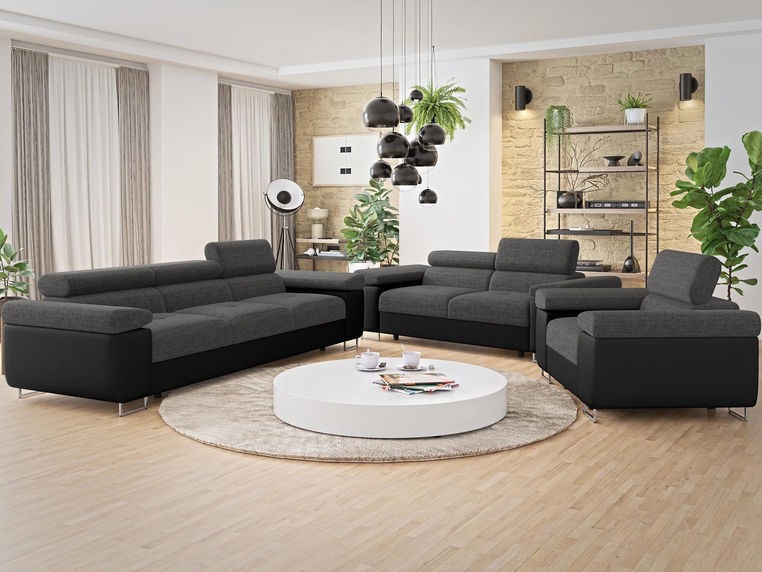 Gestoffeerde meubelset Comfivo Vinetum (Soft 011 + Lux 06)