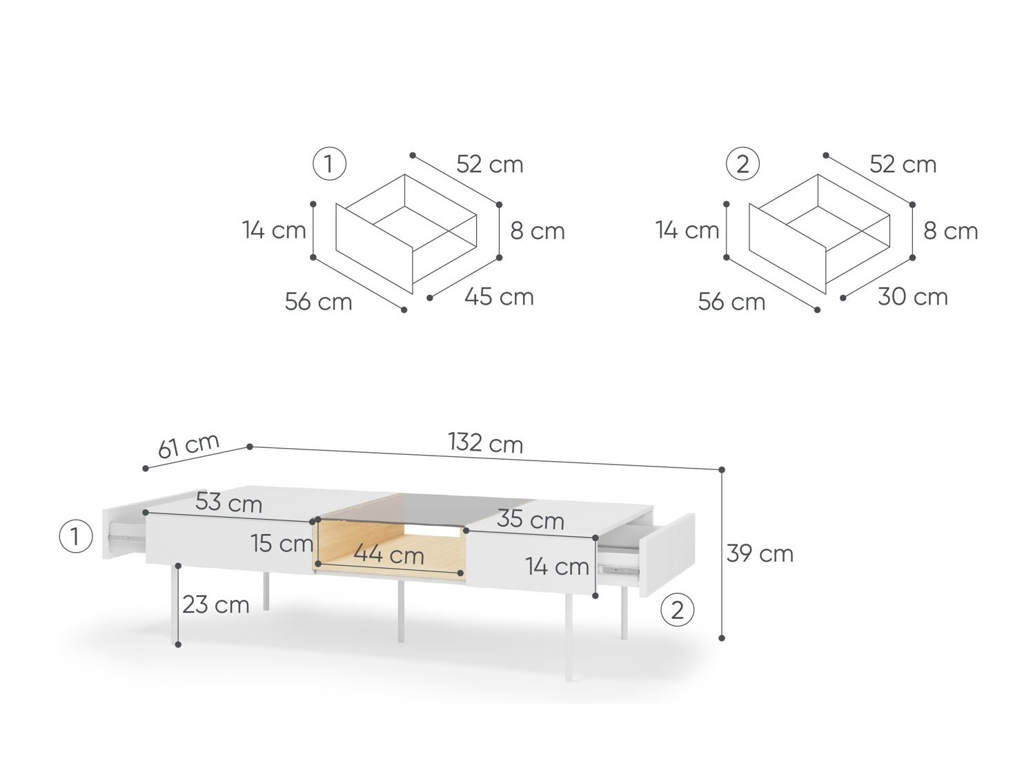 Salontafel Mirbelo 106