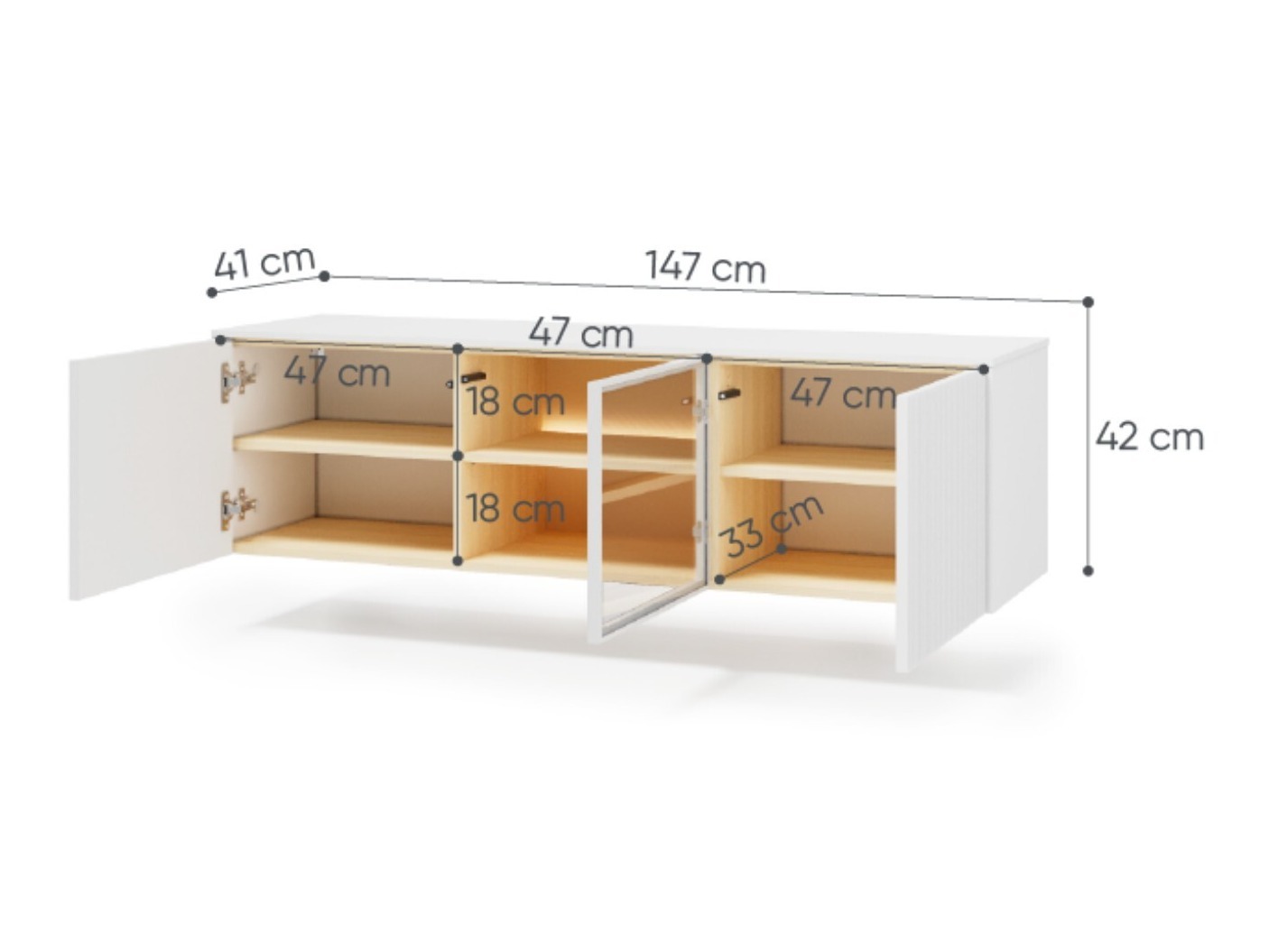 TV-meubel Mirbelo 108