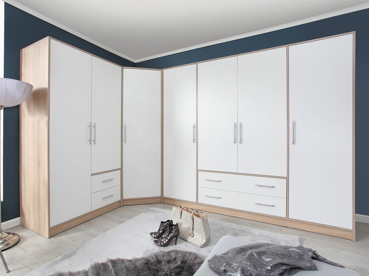 Kledingkast Cavmero 101 (Sonoma eik + Wit)