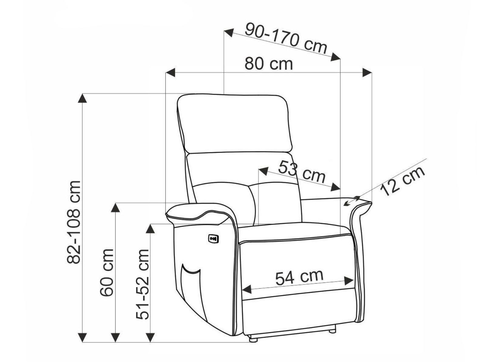 Relaxfauteuil Houston 1979 (Groen)