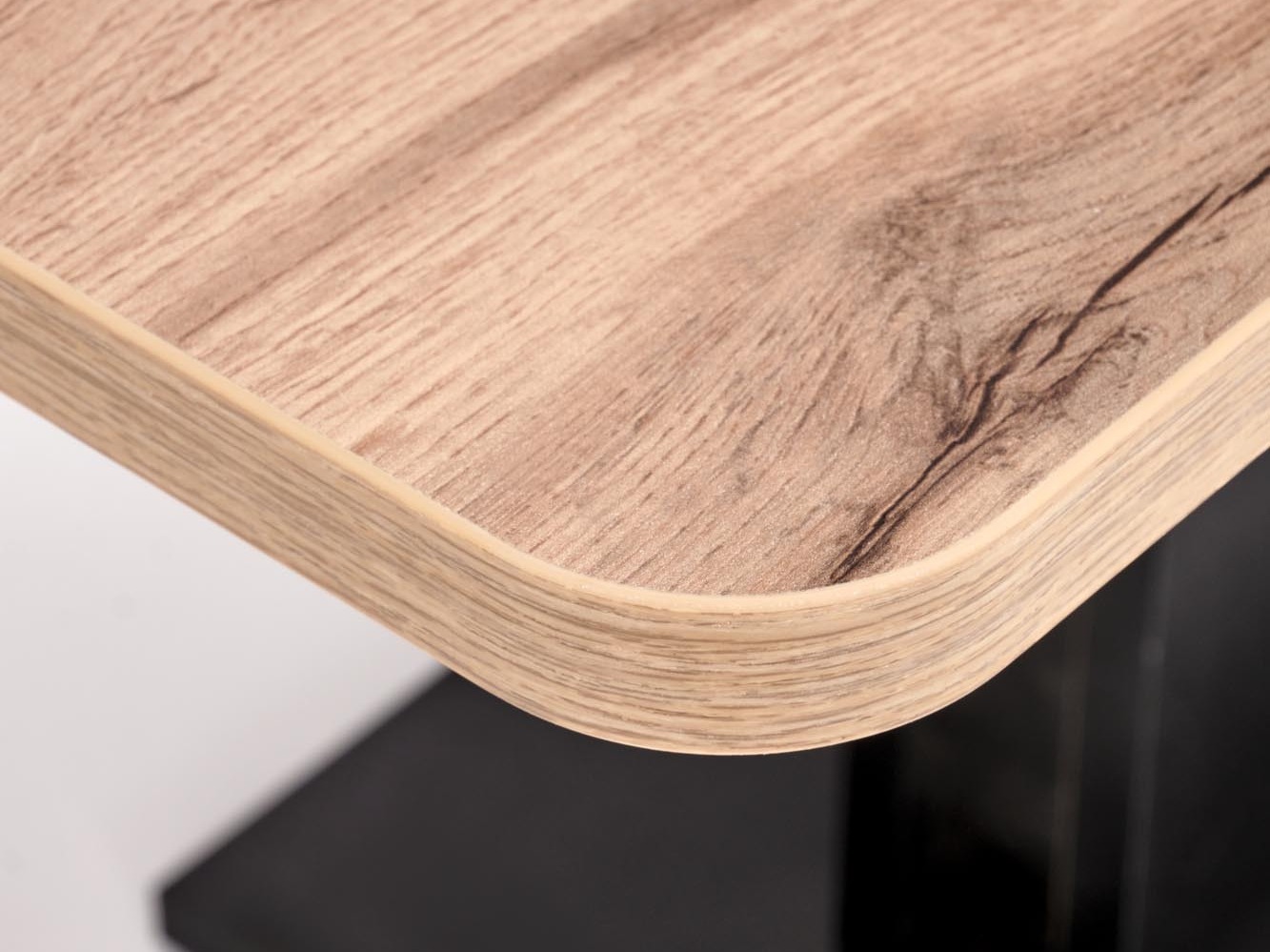 Transformeerbare salontafel Houston 1253 (Wotan eik + Zwart)