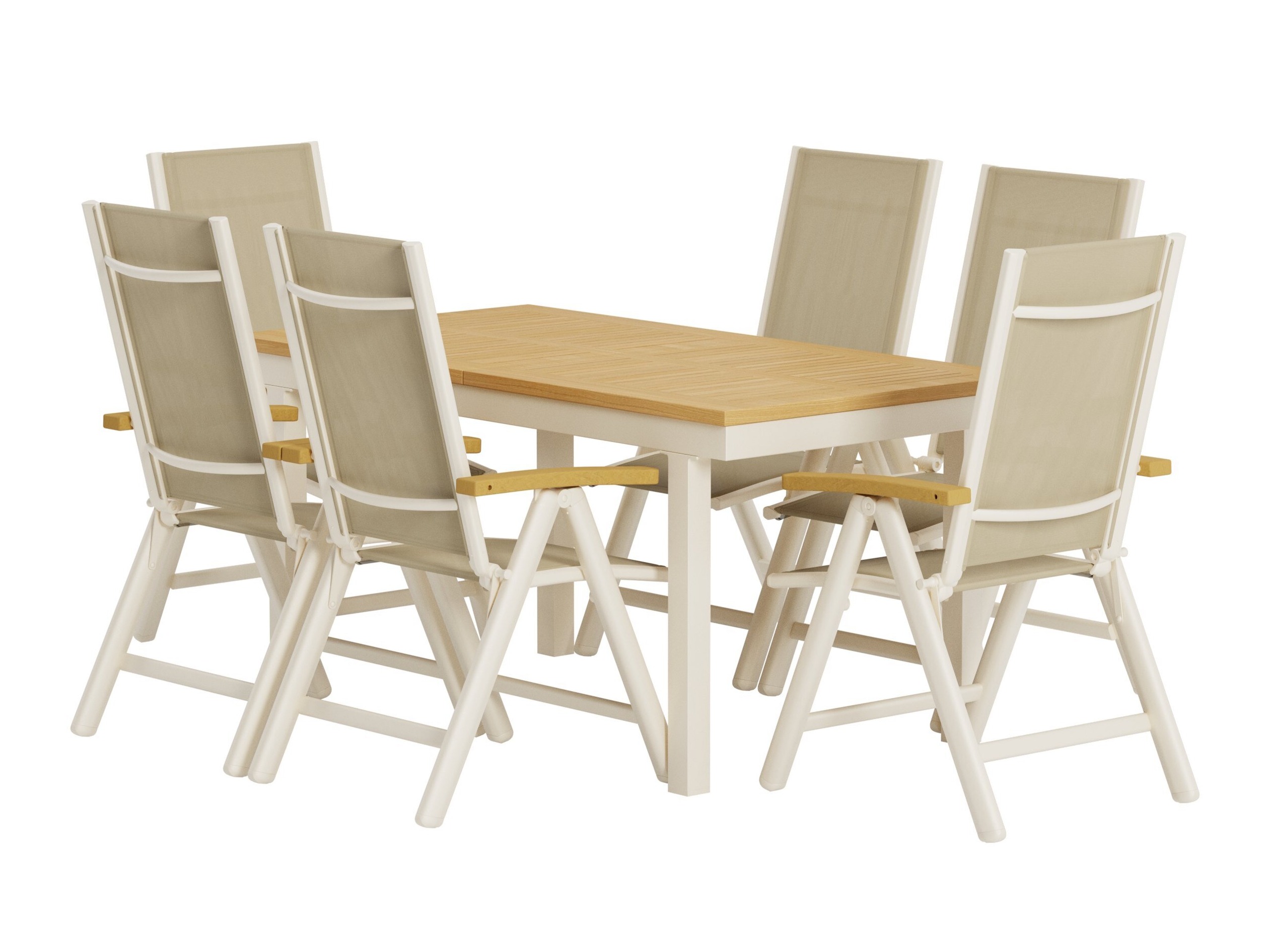 Tafel en stoelen set Dallas 5204