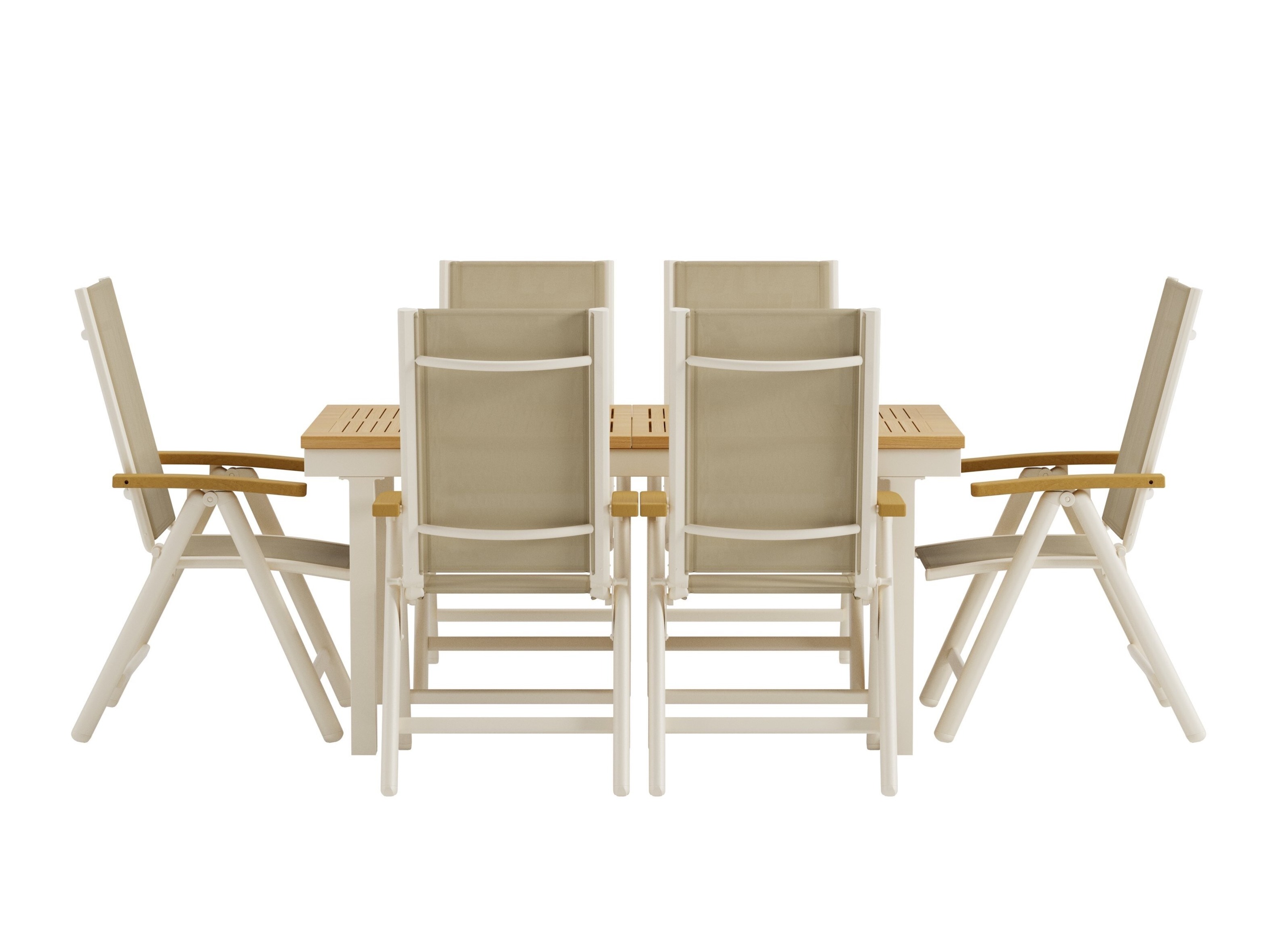 Tafel en stoelen set Dallas 5204