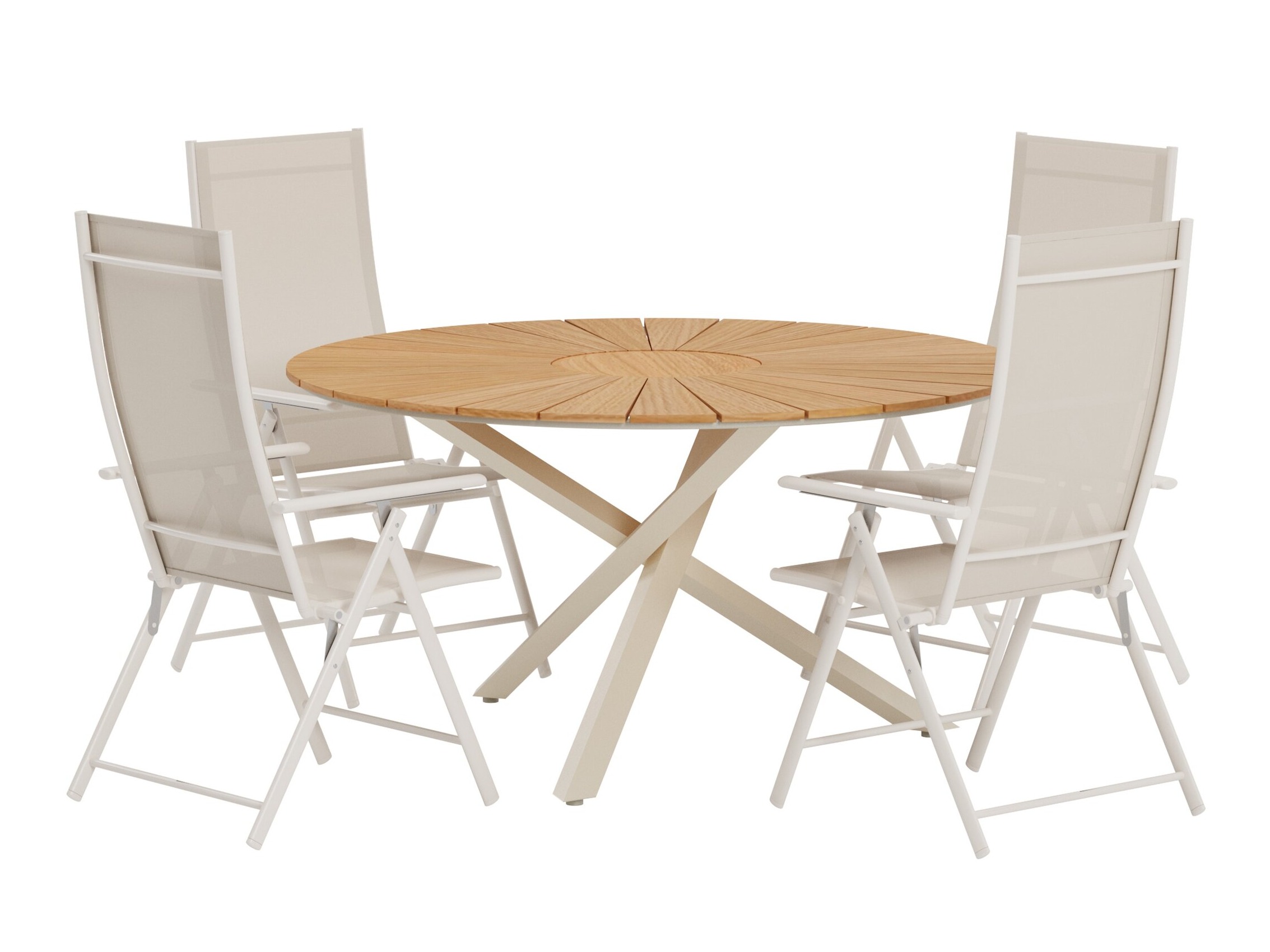 Tafel en stoelen set Dallas 5209